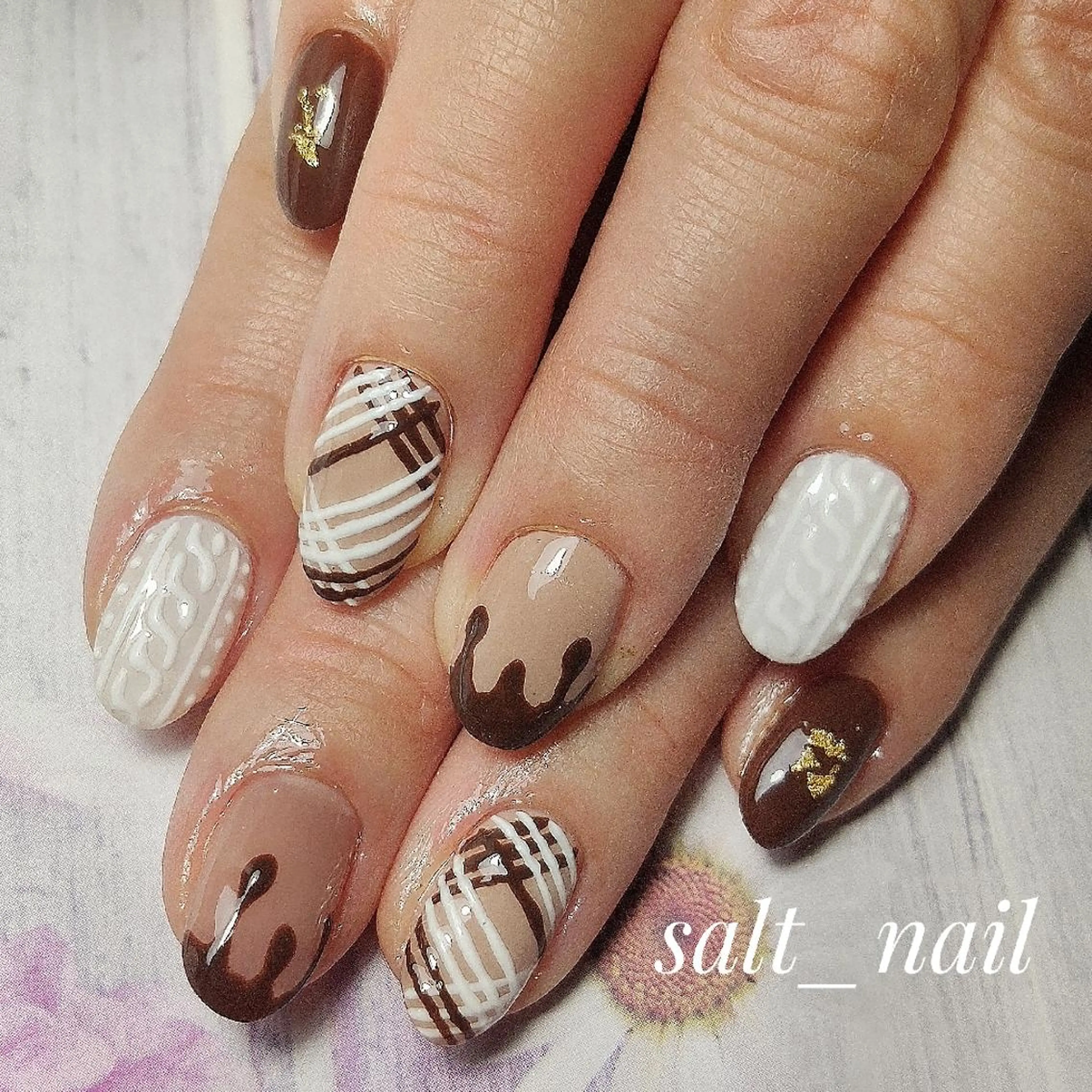 ネイル バレンタイン 個人サロン saltnailのネイルデザイン