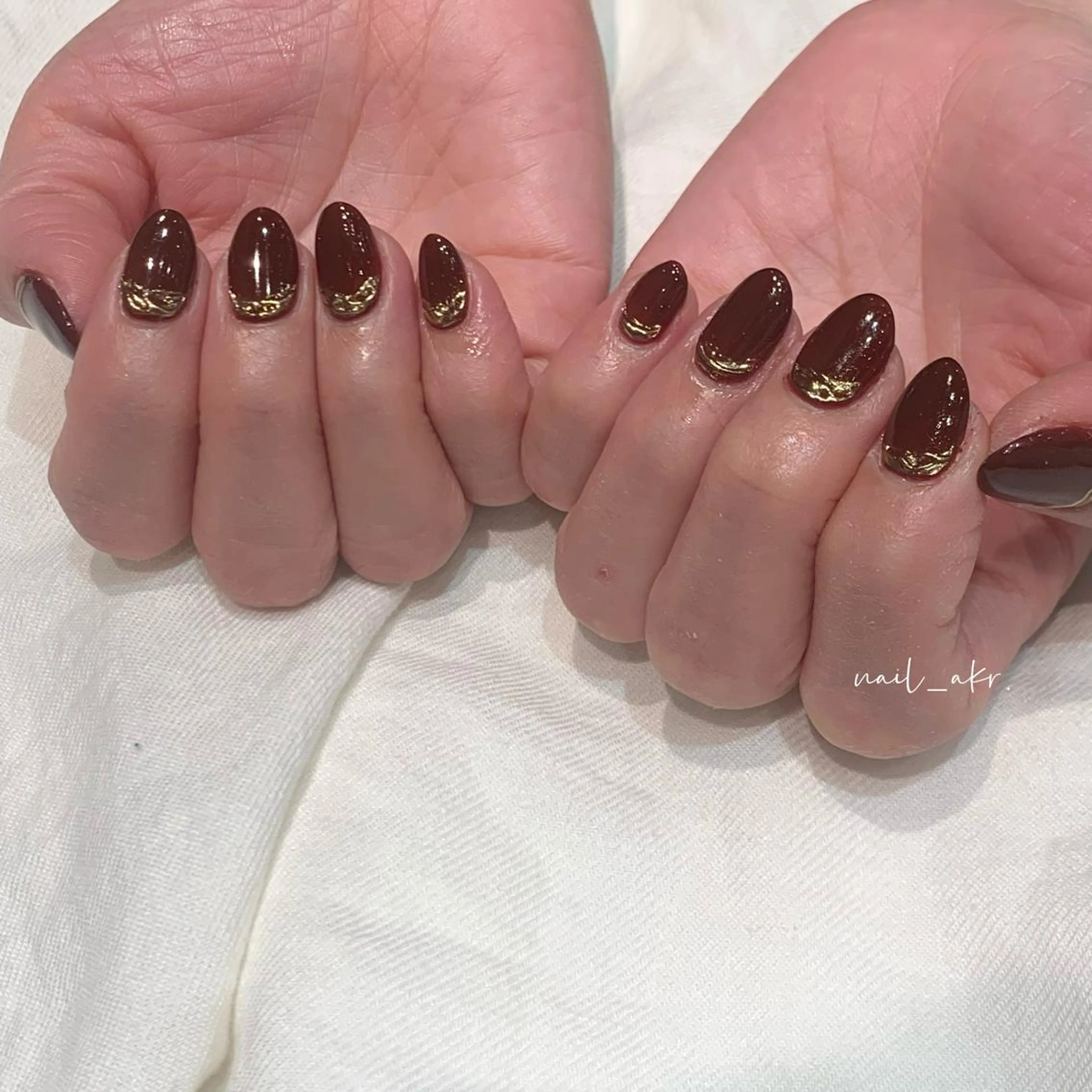 ネイル ボルドー nailAVANCE akariのネイルデザイン