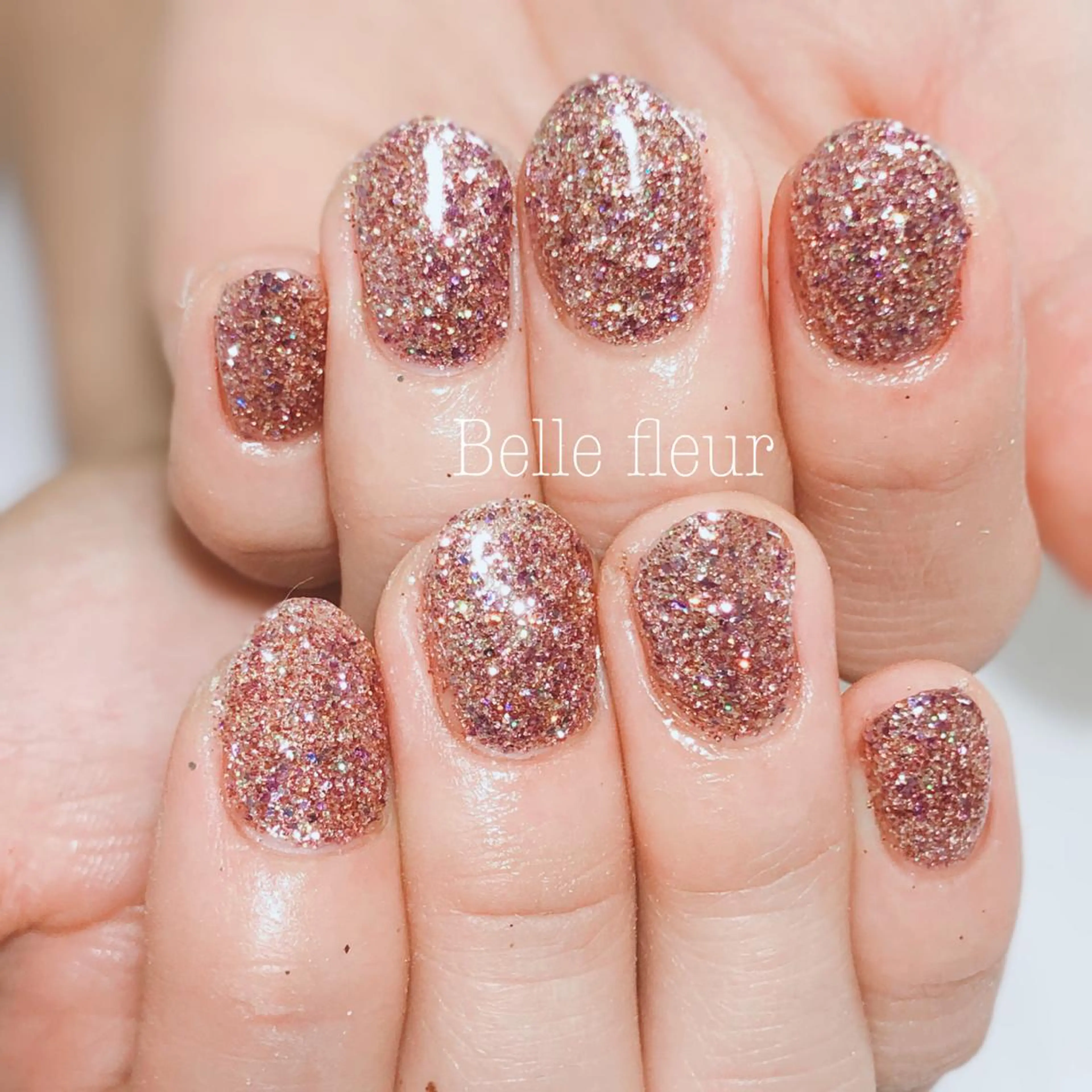 ショート ネイル Belle fleurのネイルデザイン