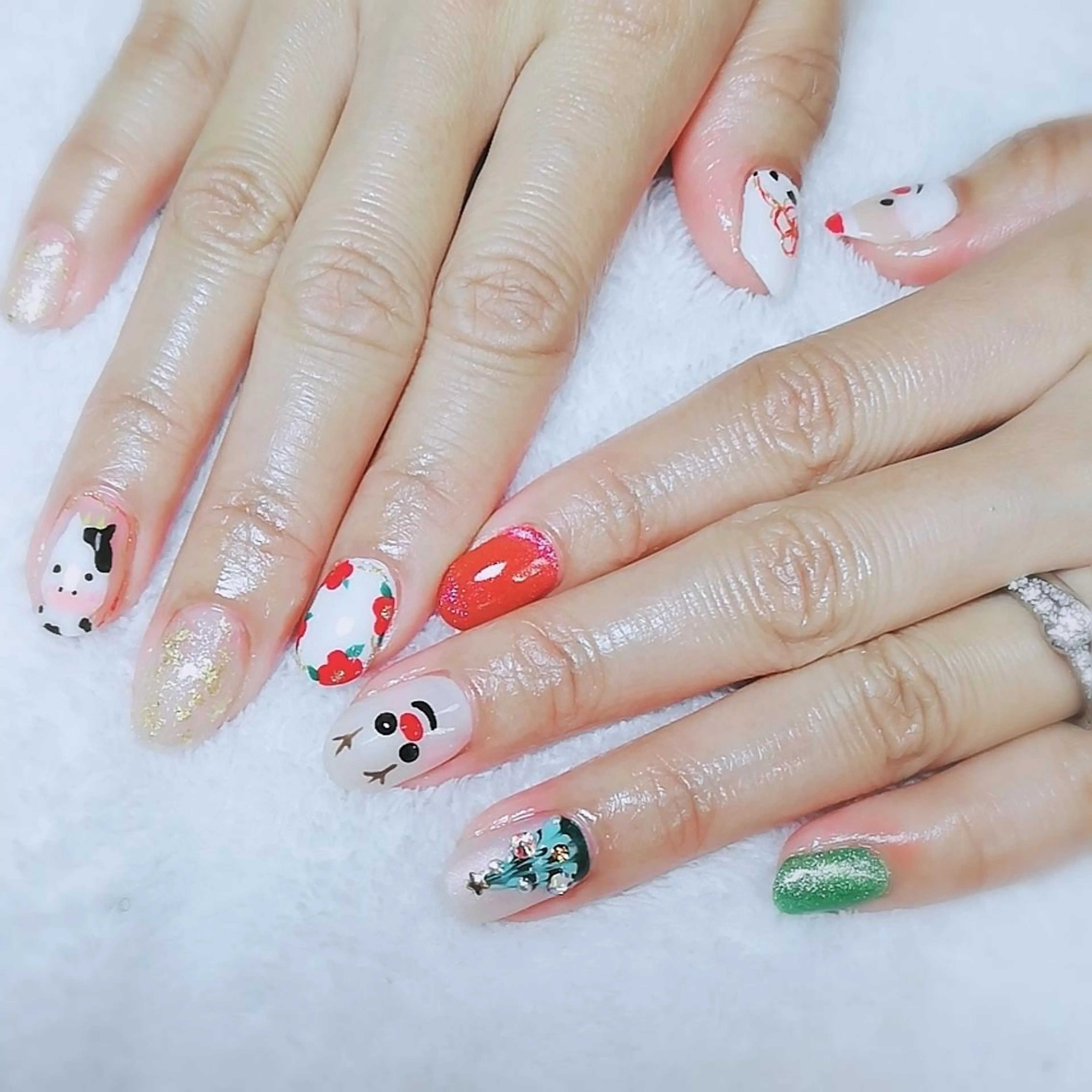 ネイル アートネイル マグネットネイル ハンドネイル 柴崎 美幸のネイルデザイン