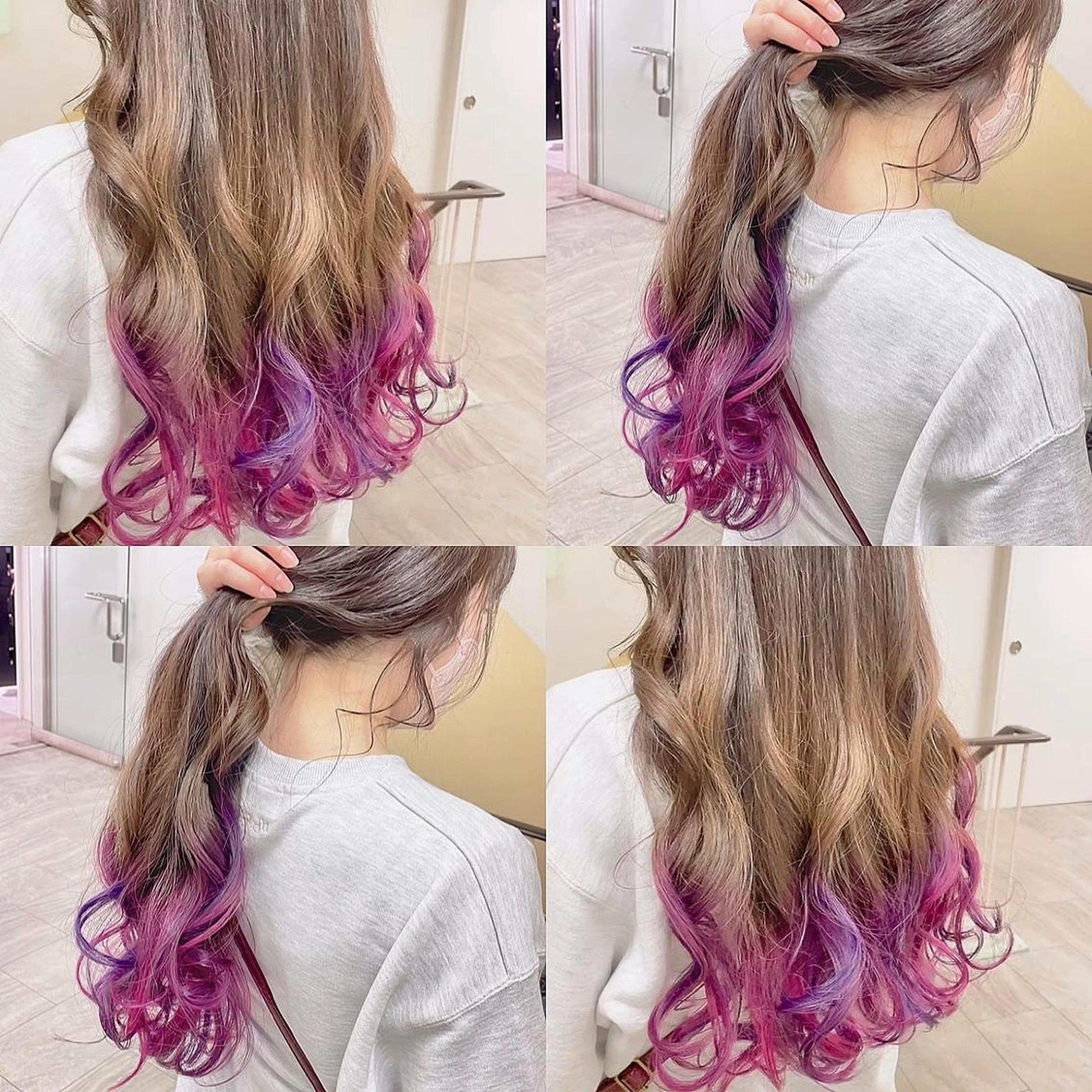 カラー ヘアカラー トリートメント 渋谷:インナーカラー ／🍒エリカ🍒のヘアスタイル