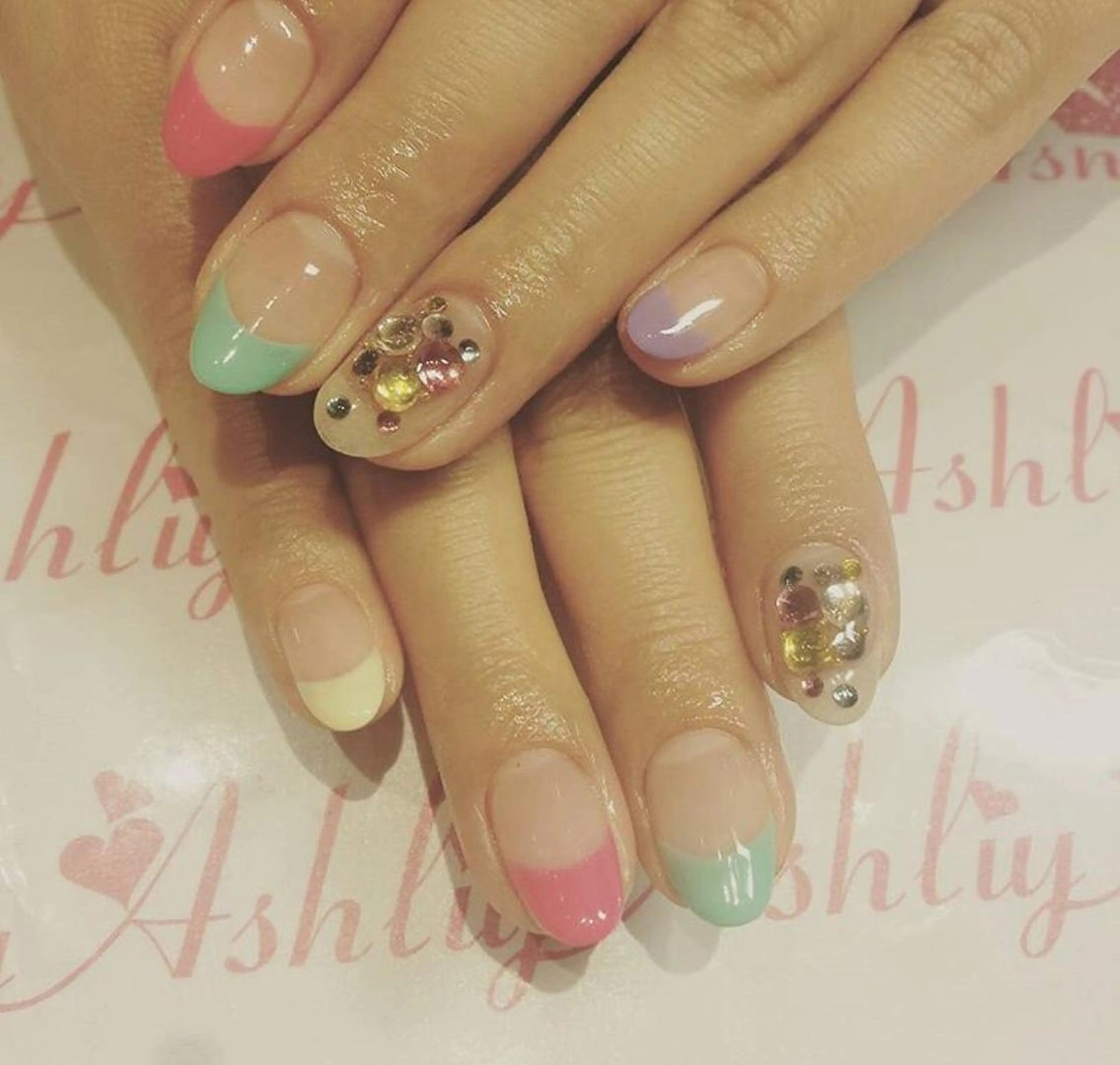 ネイル フレンチネイル Ashliy大宮☆ アシュリーのネイルデザイン