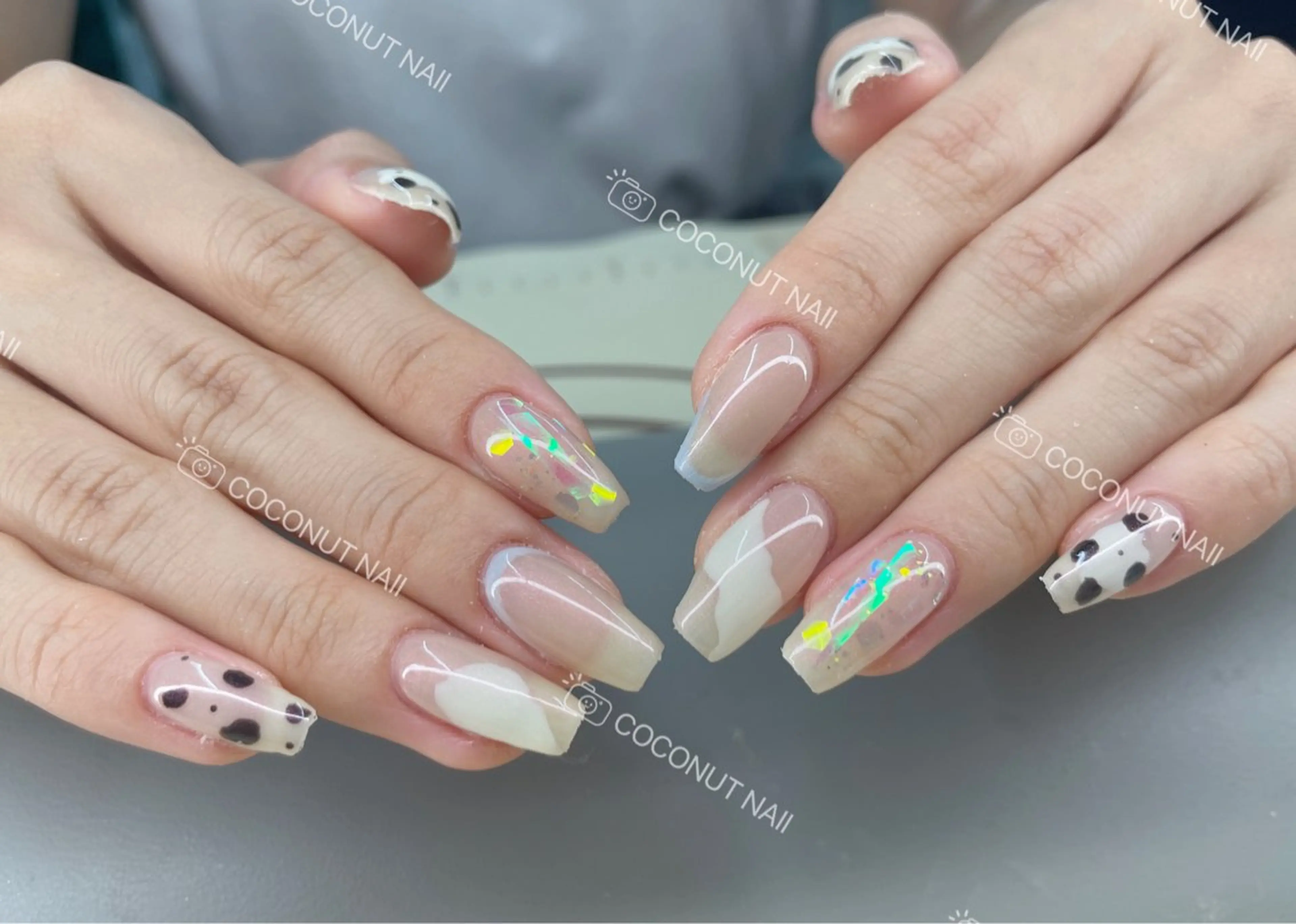 ネイル ハンドネイル 神田 ココナッツのネイルデザイン