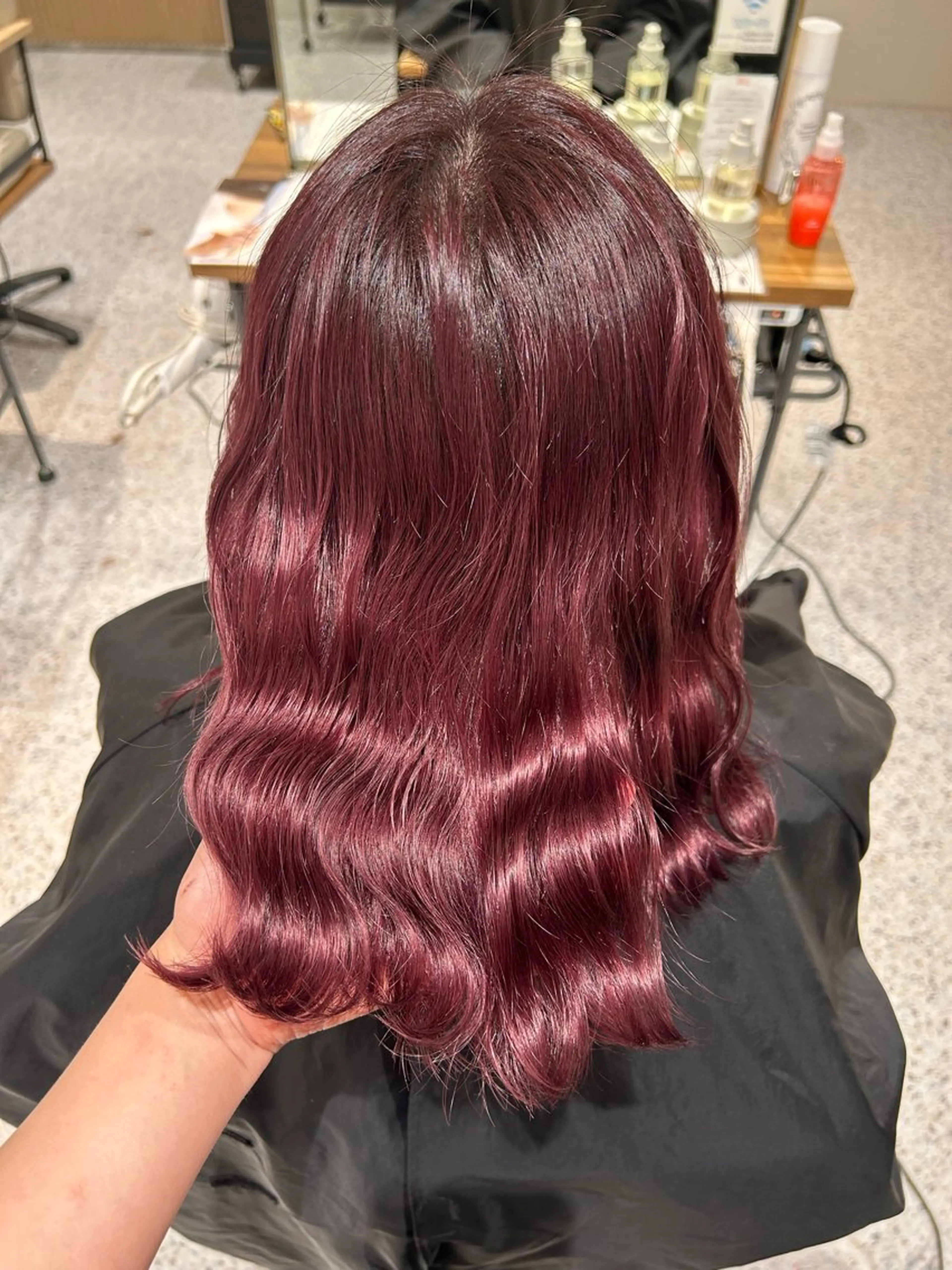 ミディアム ヘアカラー hair&eye🎀 /momoKaのヘアスタイル