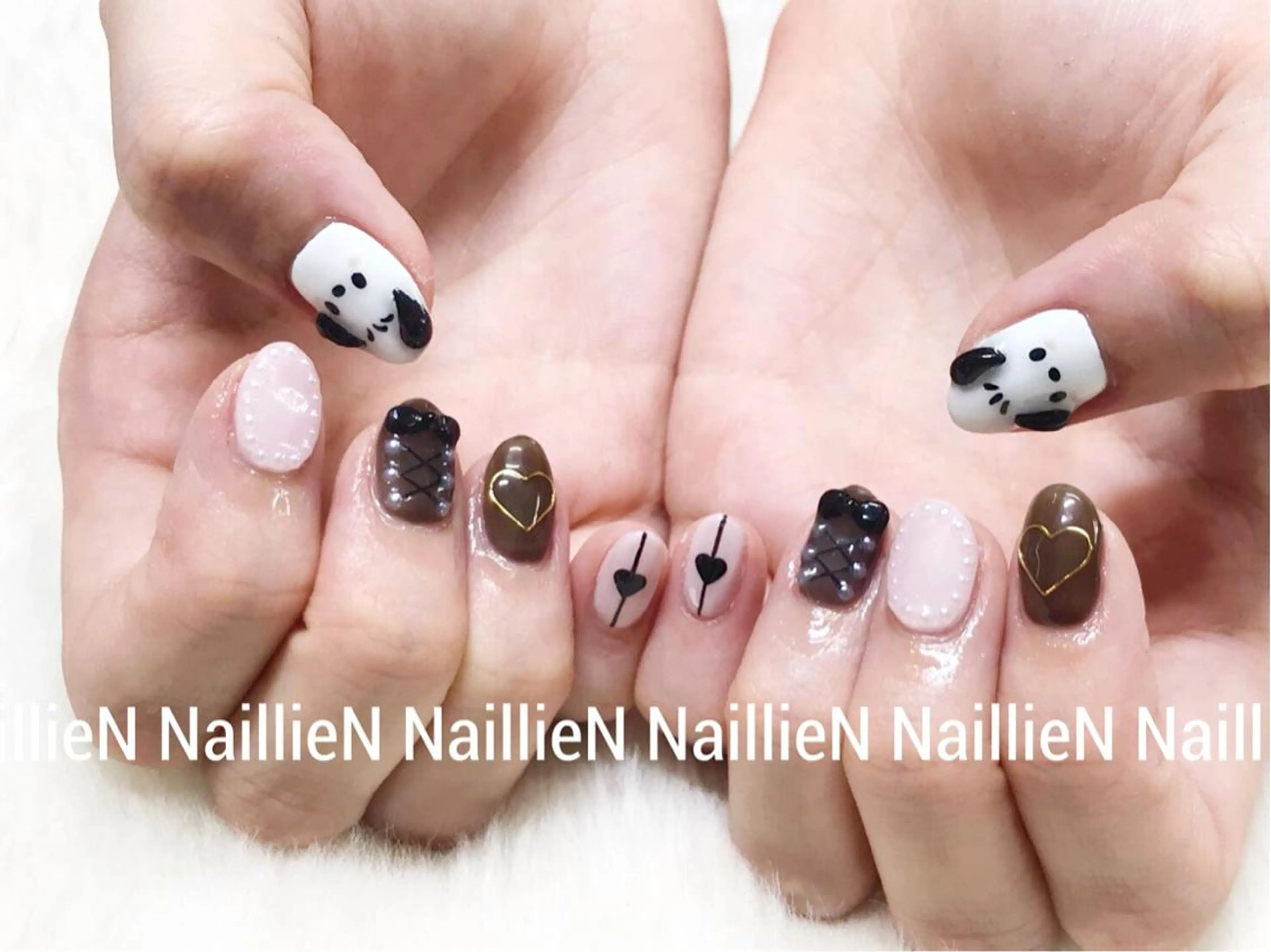ネイル 持ち込み ハンドネイル Nail lieNのネイルデザイン