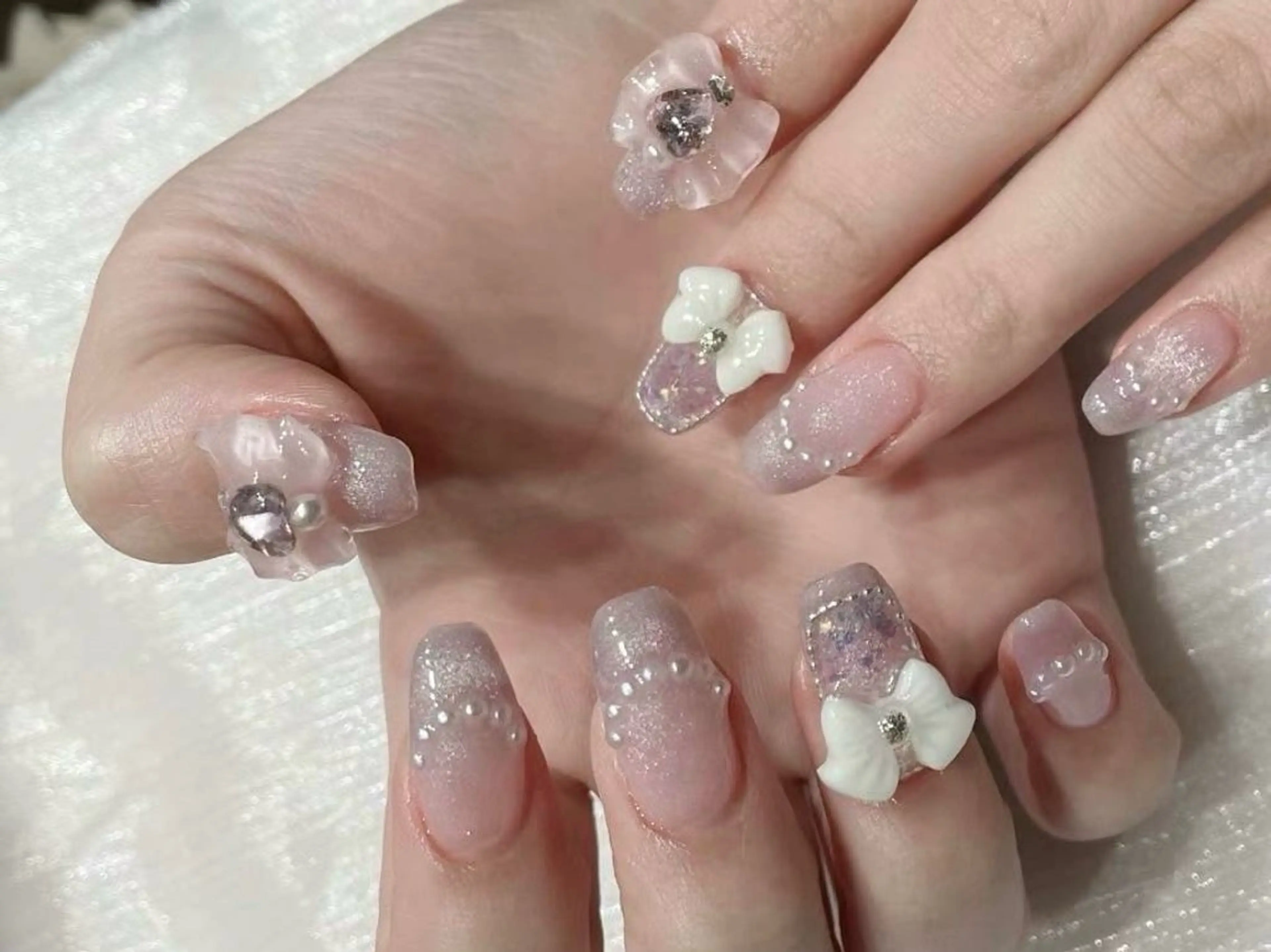ネイル アートネイル フラワーネイル フットネイル ジェルネイル マグネットネイル Babarla Nailのネイルデザイン