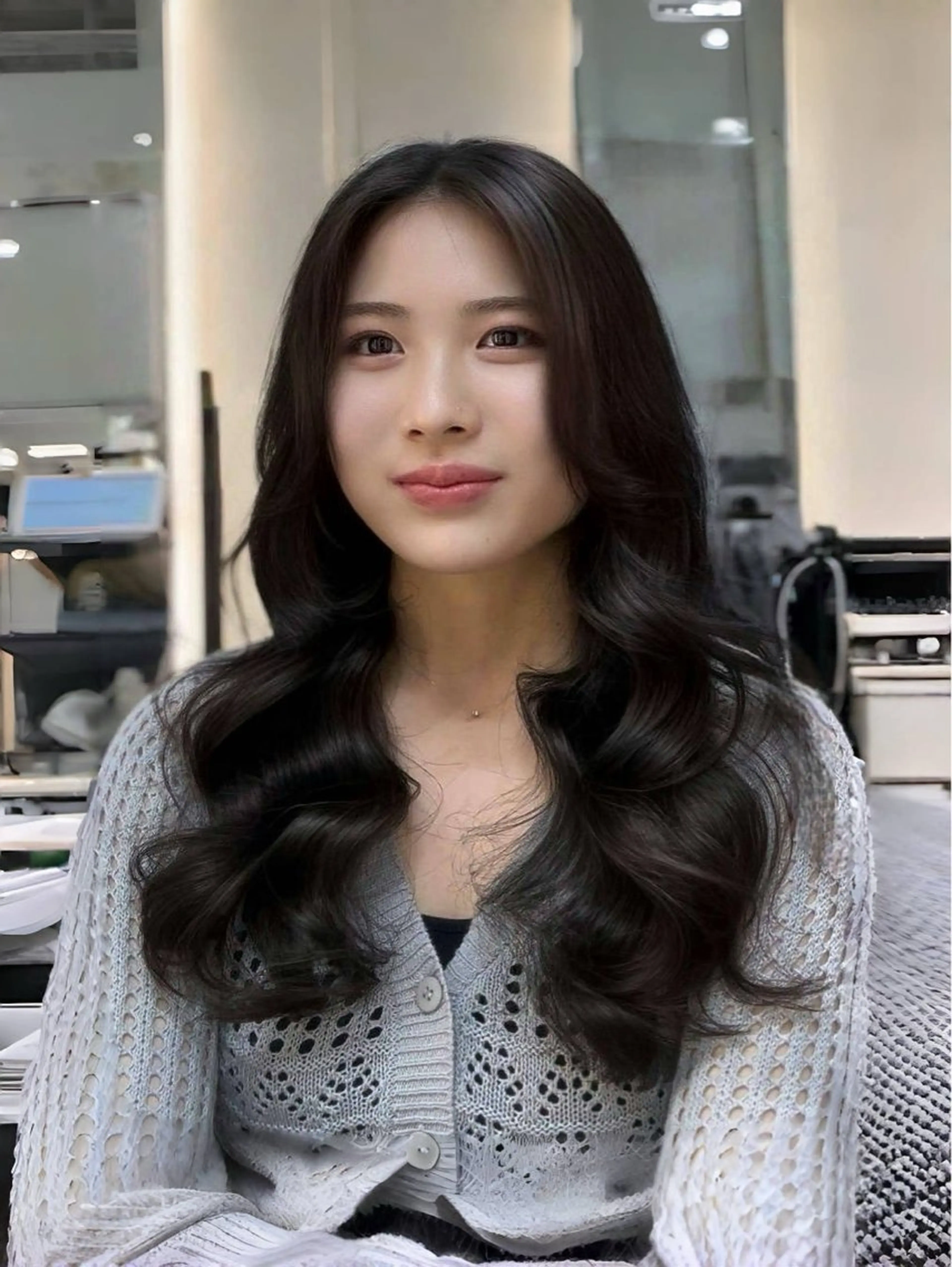 ロング 韓国風パーマ/ 韓国ヘア/大森千寛のヘアスタイル