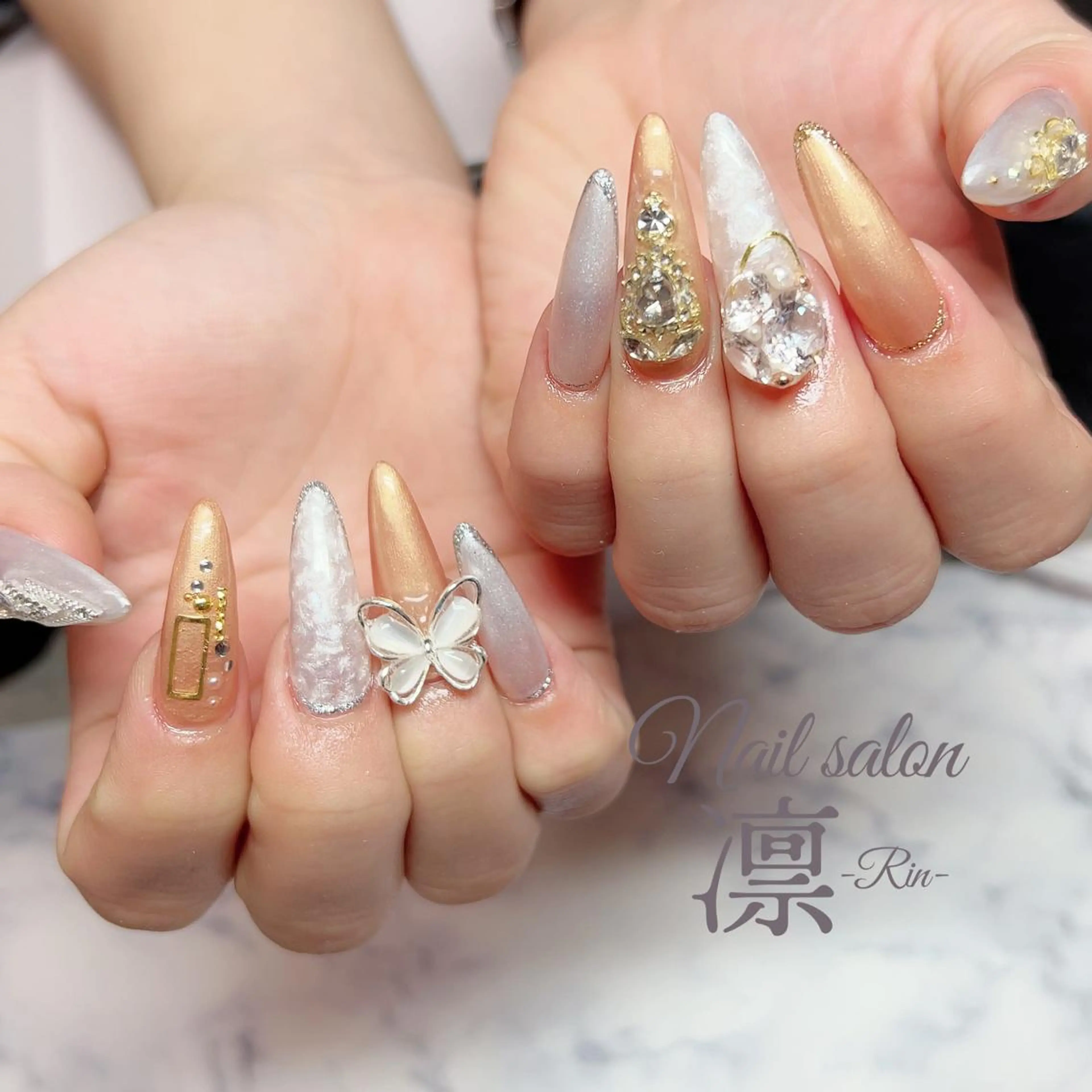 ネイル スカルプネイル private salon凛のネイルデザイン