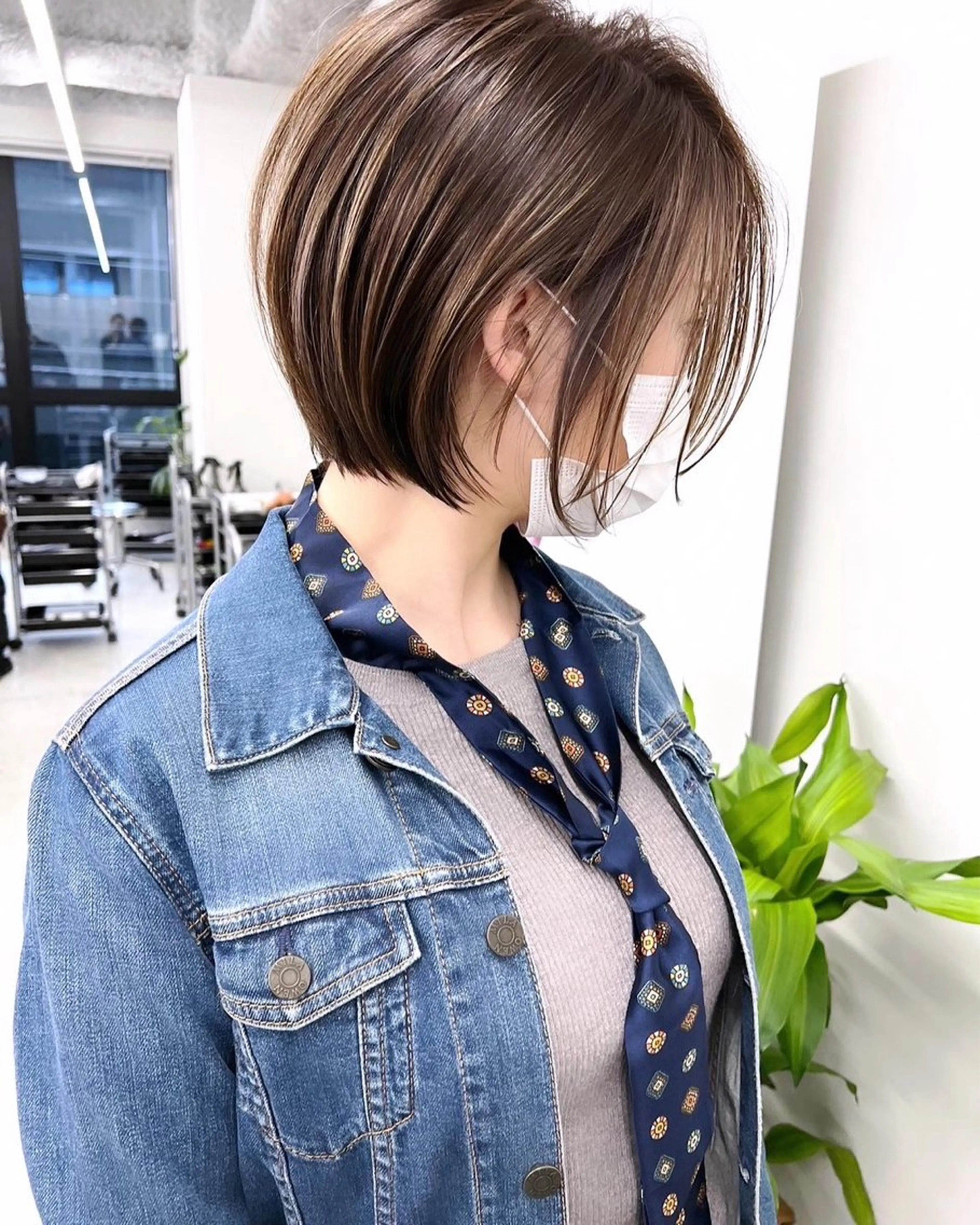 ショート カラー カット ヘアカラー ハイライトNo.1☆ ゆうのヘアスタイル