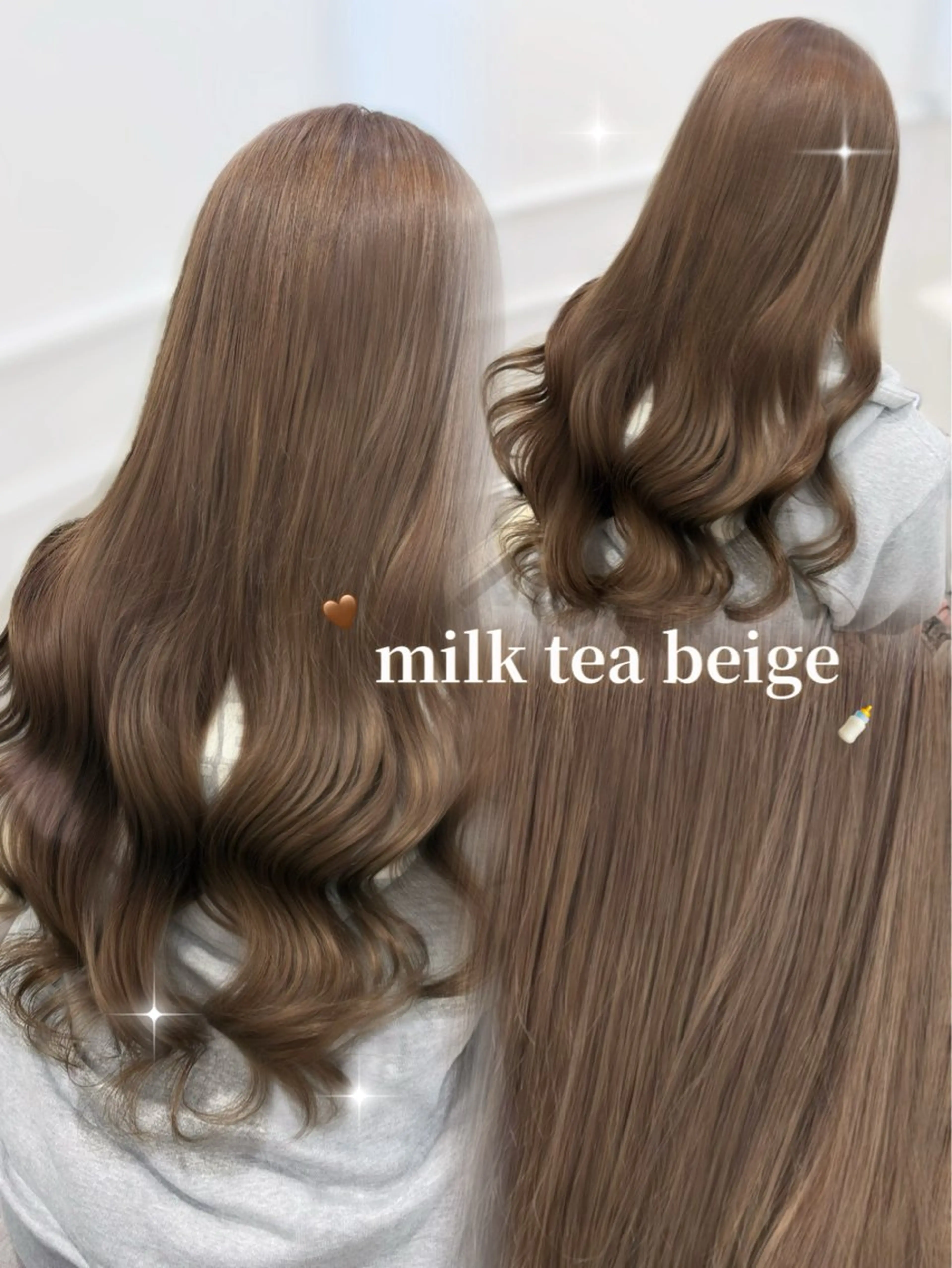 ロング ヘアカラー 西澤 愉来　木曜カット限定のヘアスタイル