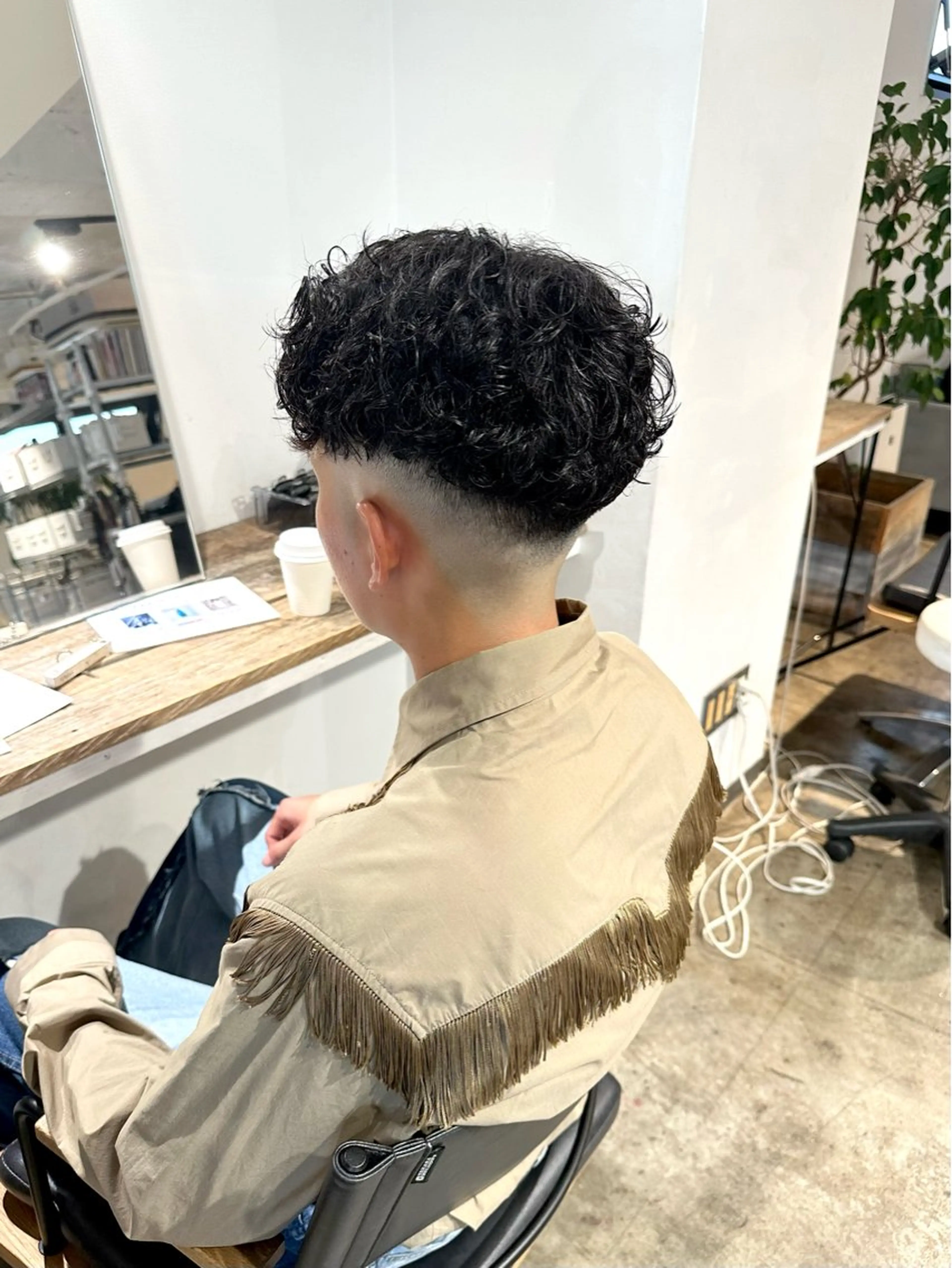 メンズ フェードカット メンズパーマ スキンフェード 骨格補正施術/メンズ 専門美容師/YUYAのヘアスタイル