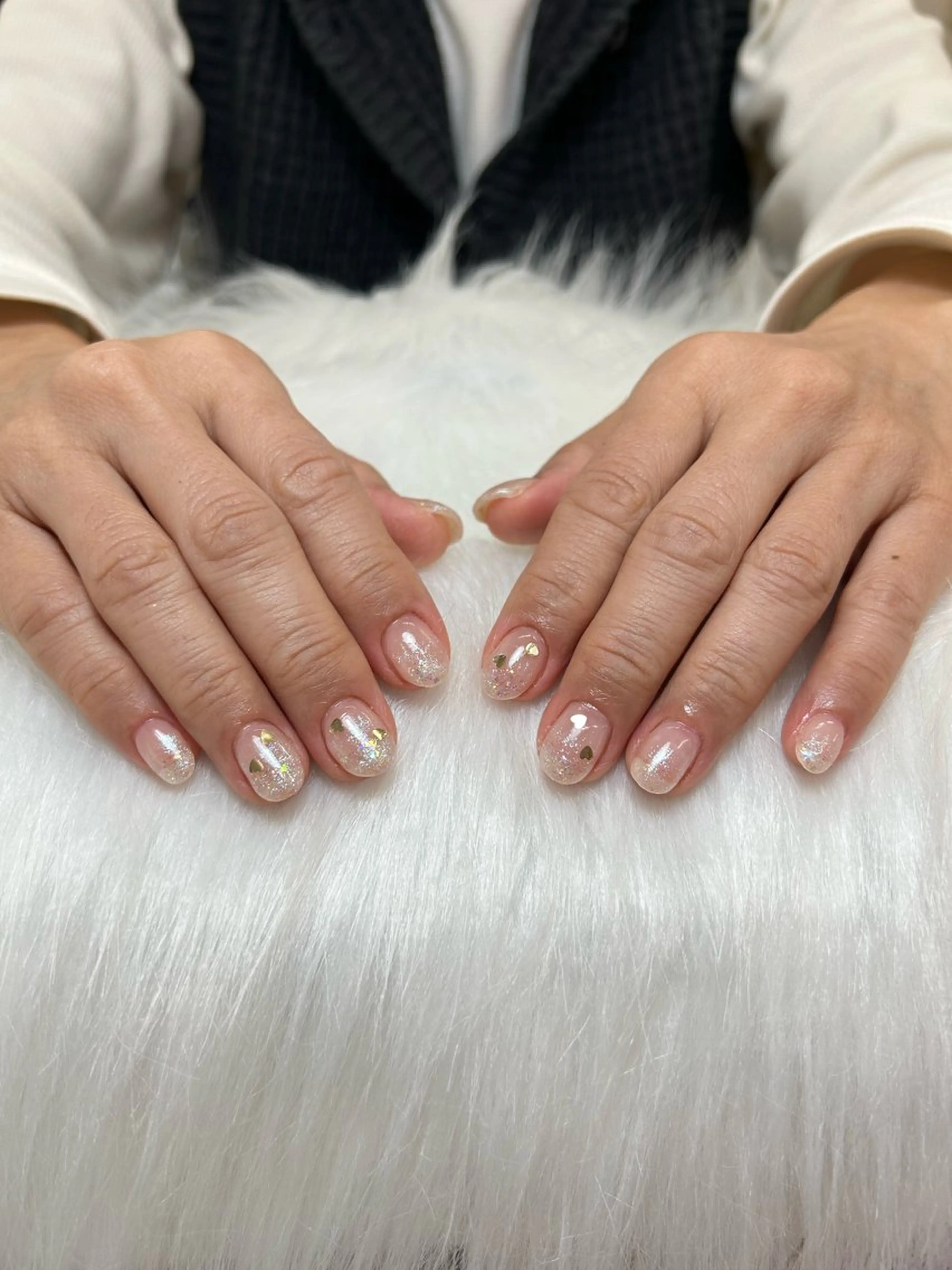 ネイル ラメ(グリッター) ラメグラデーション MIHANAネイル ／RUNA ルナのネイルデザイン