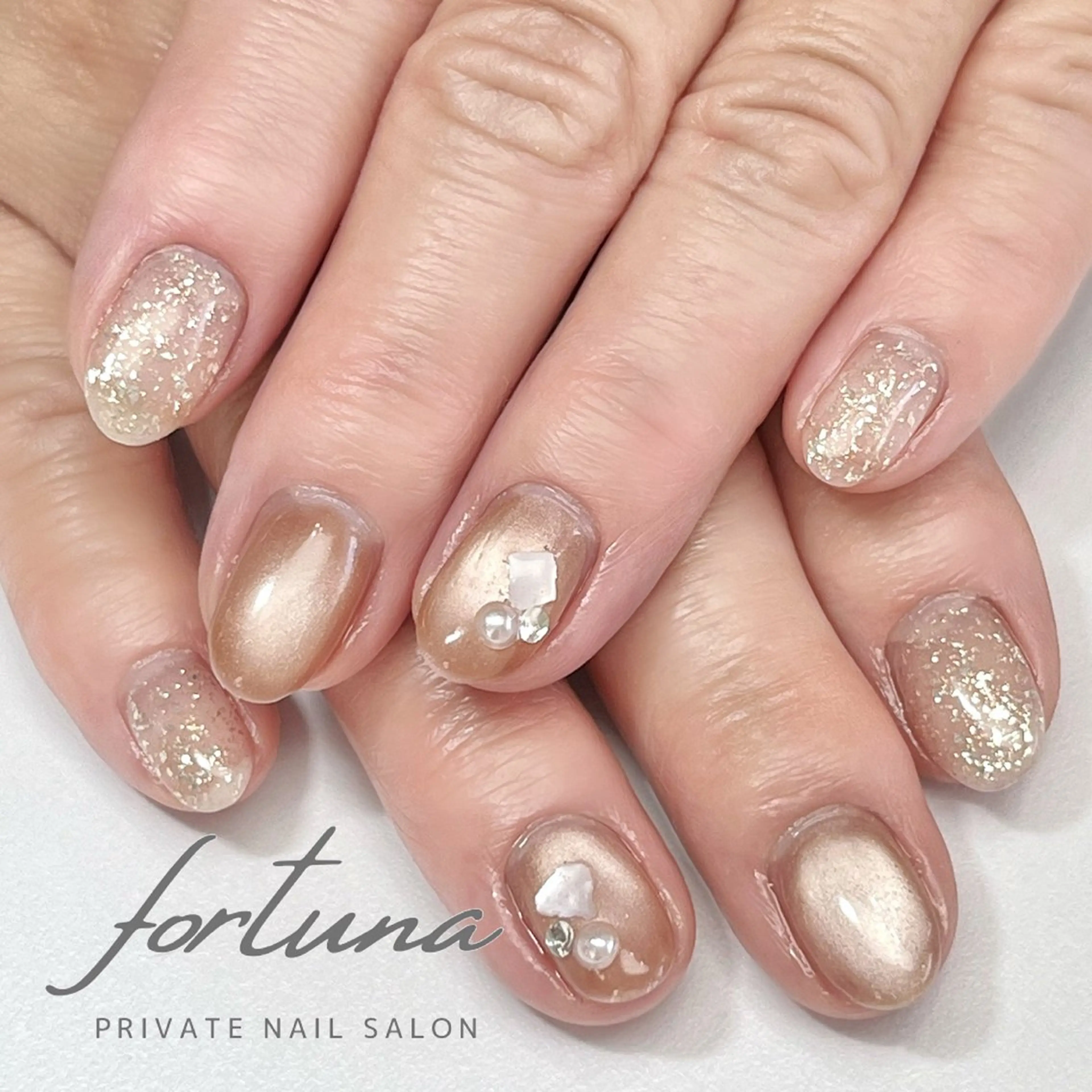 ネイル マグネットネイル ハンドネイル fortuna 武藤裕美のネイルデザイン