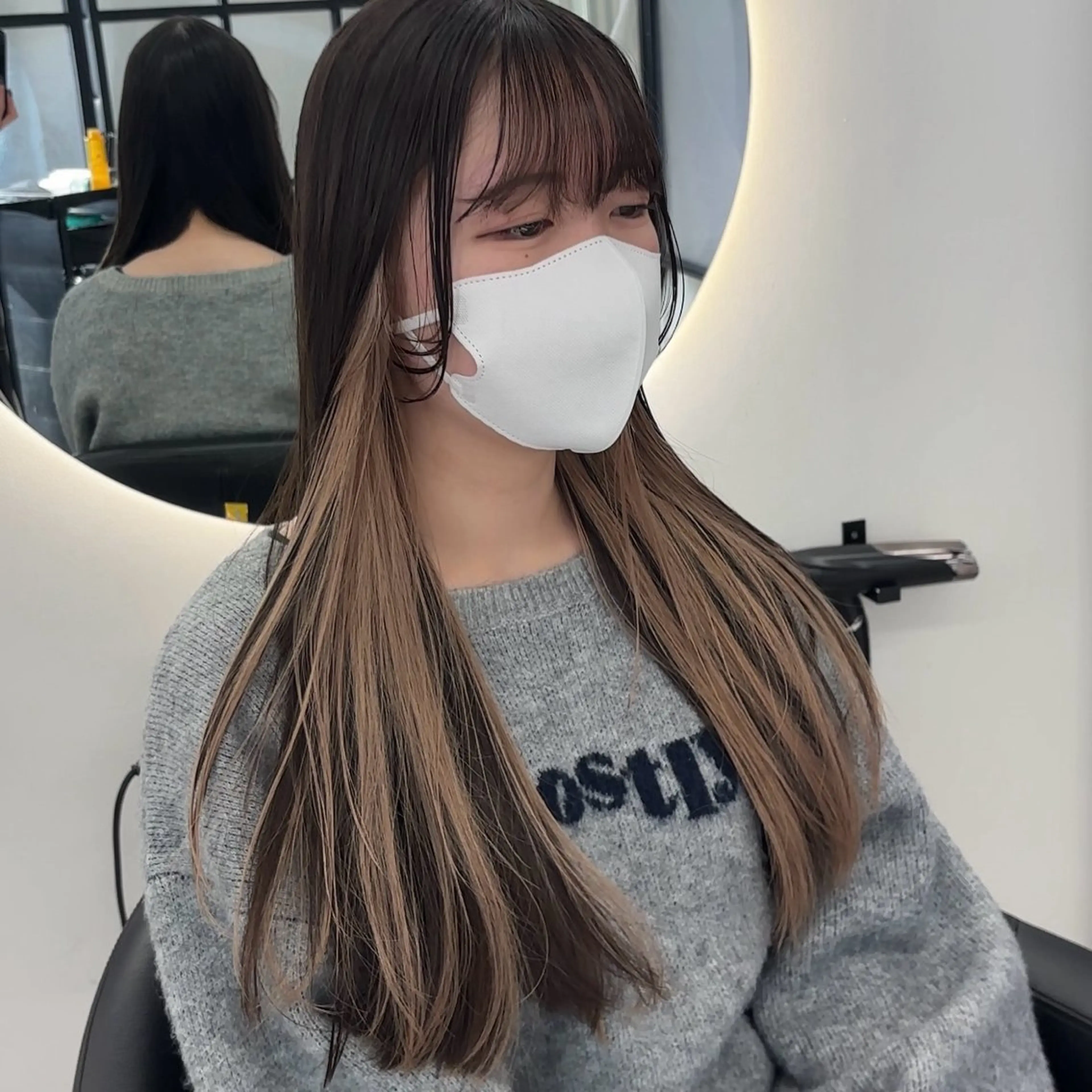 ロング カラー ヘアカラー Ren. 🦋デザインカラーのヘアスタイル