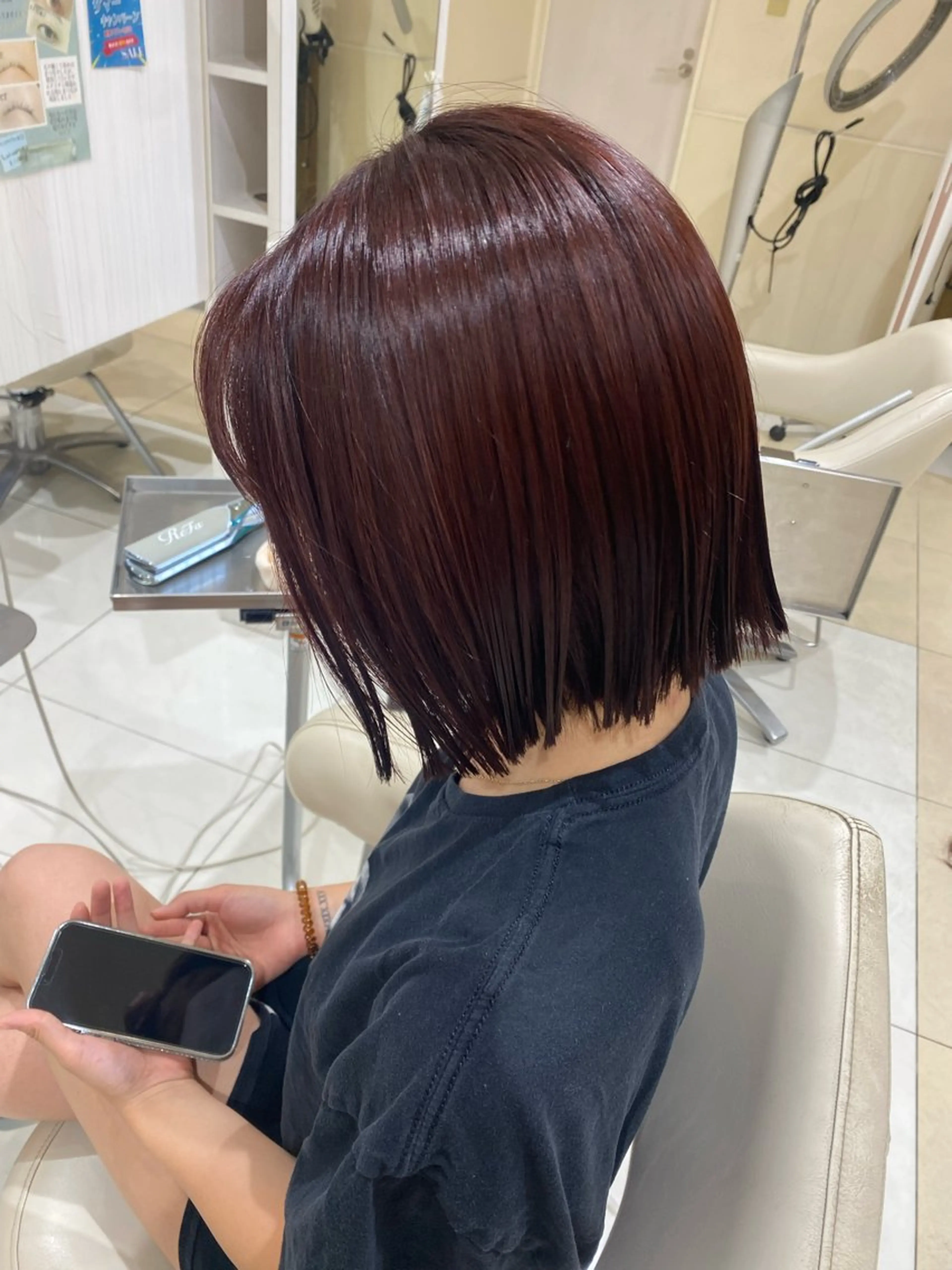 カラー 中山 愛美莉のヘアスタイル