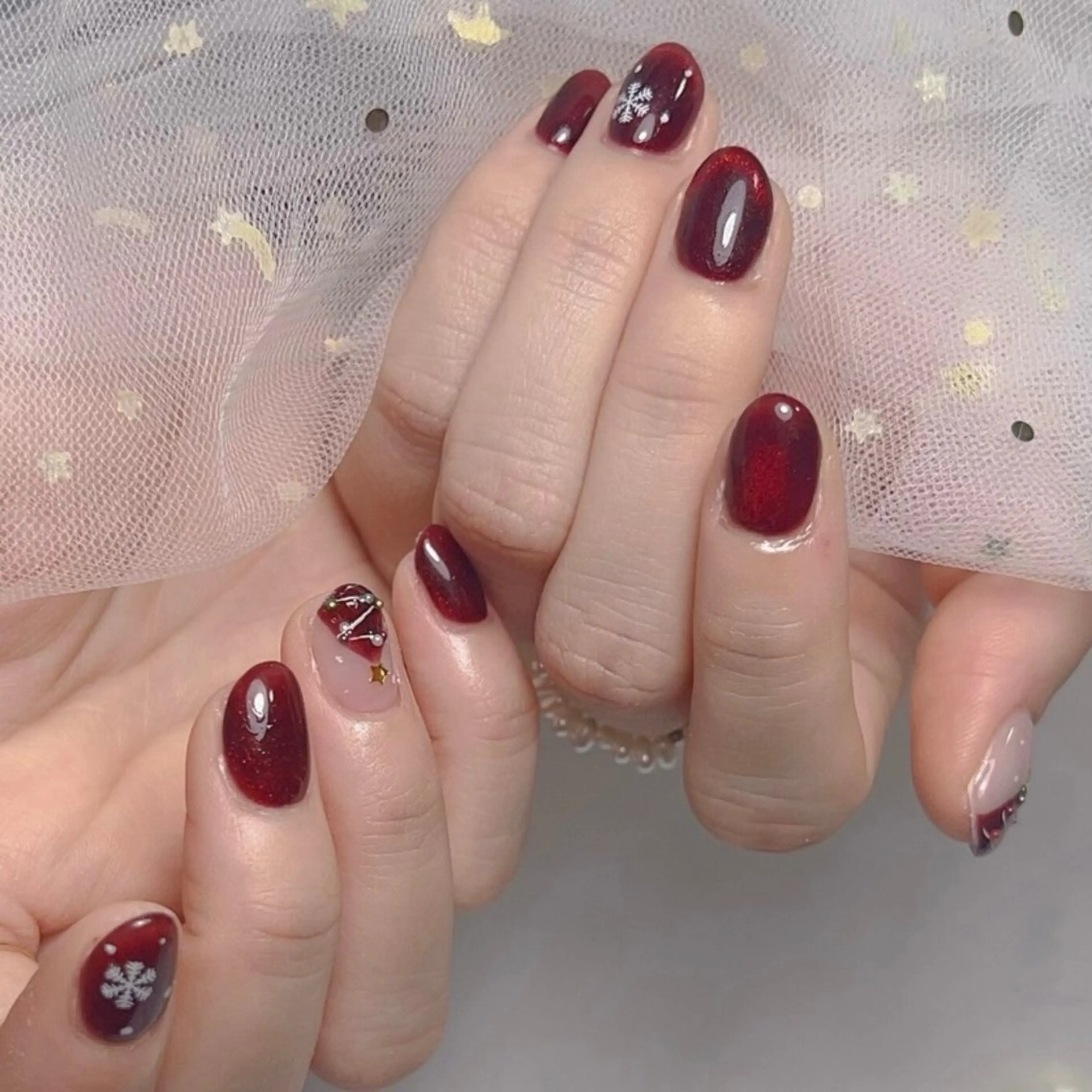 ネイル アートネイル フレンチネイル ジェルネイル グラデーション 韓国ネイル ハンドネイル 久保田 マリコのネイルデザイン