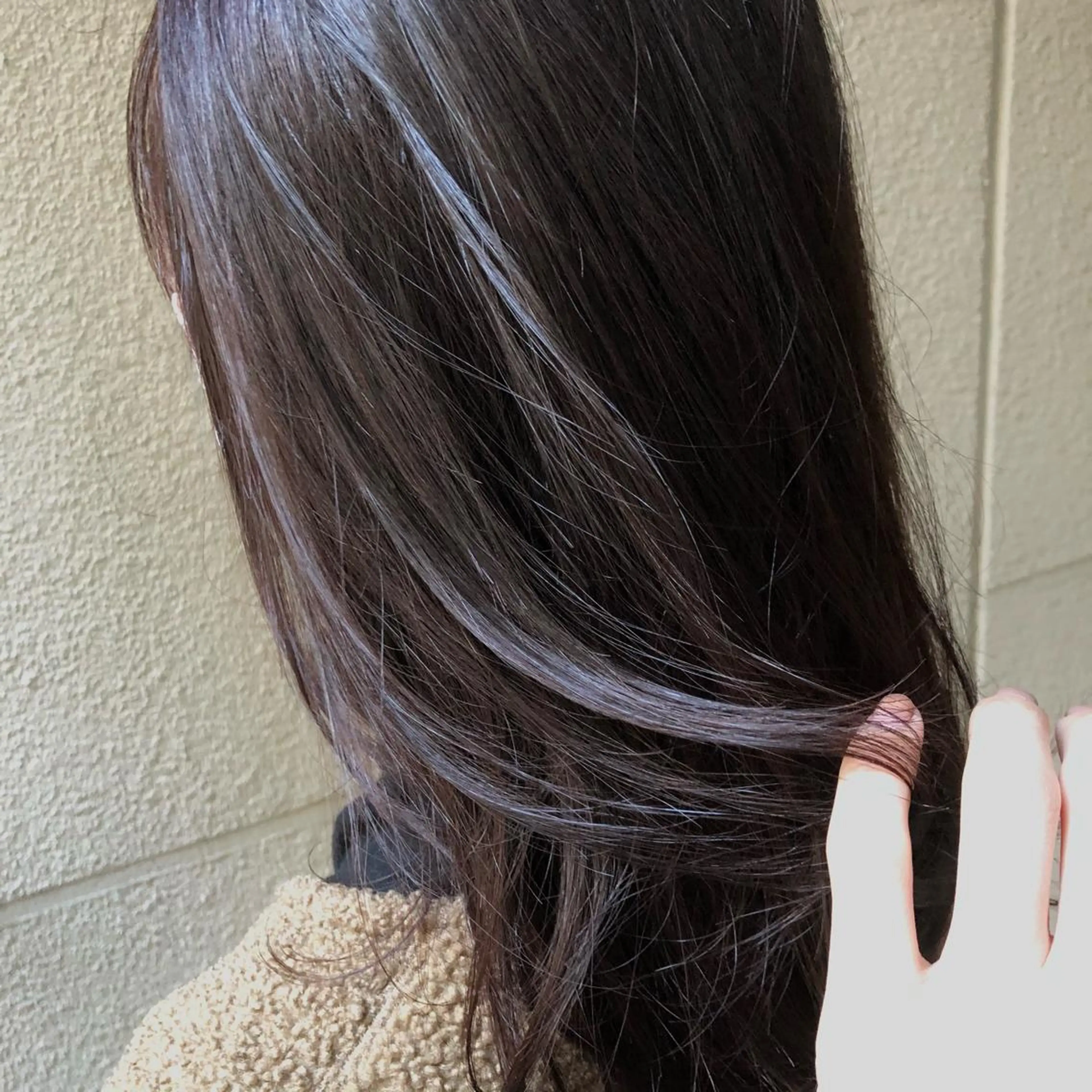 セミロング ラベンダーブラウン カット ヘアカラー トリートメント [仙台髪質改善]小原 弘之のヘアスタイル