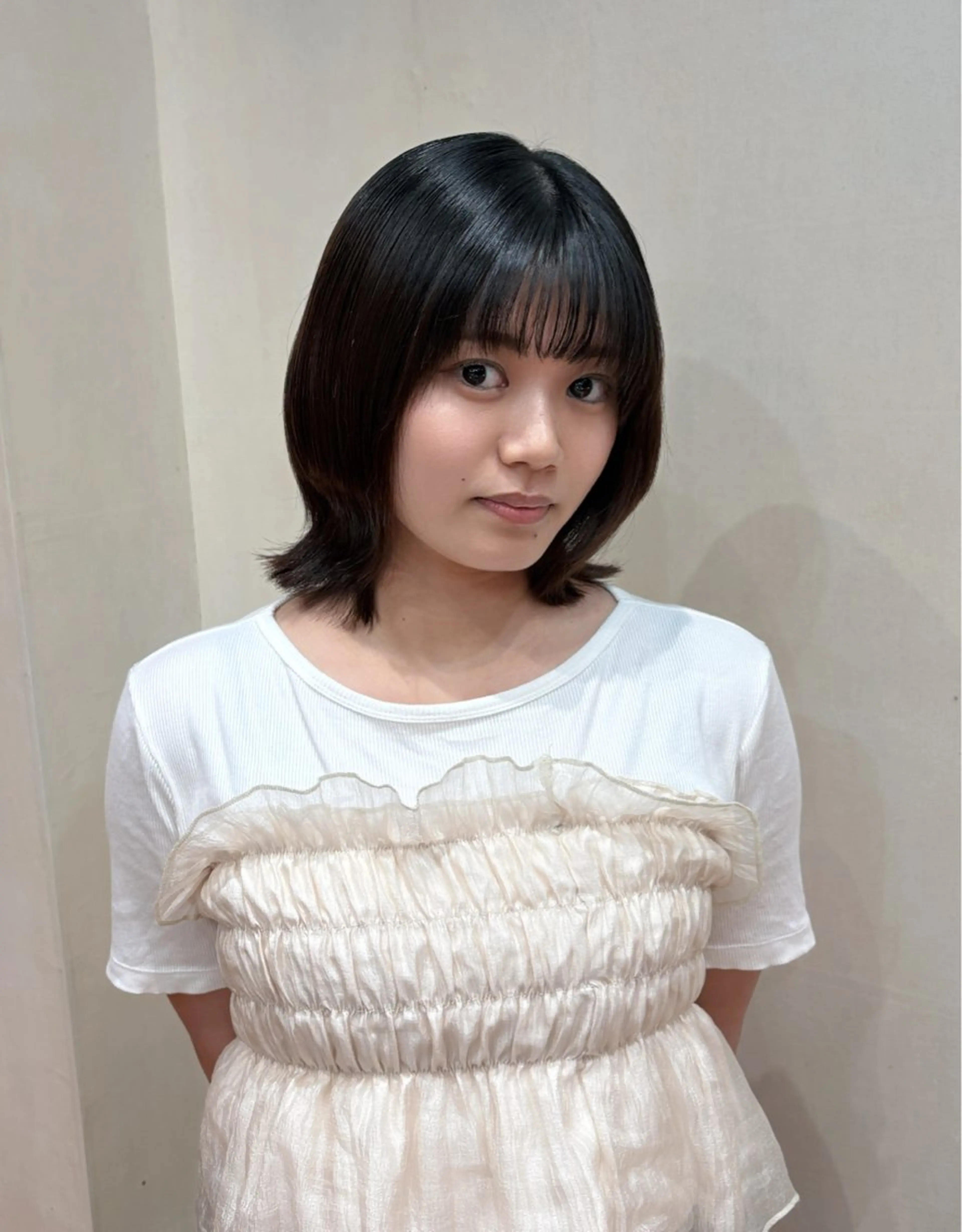 ミディアム 京都/カラー/松野 翔のヘアスタイル