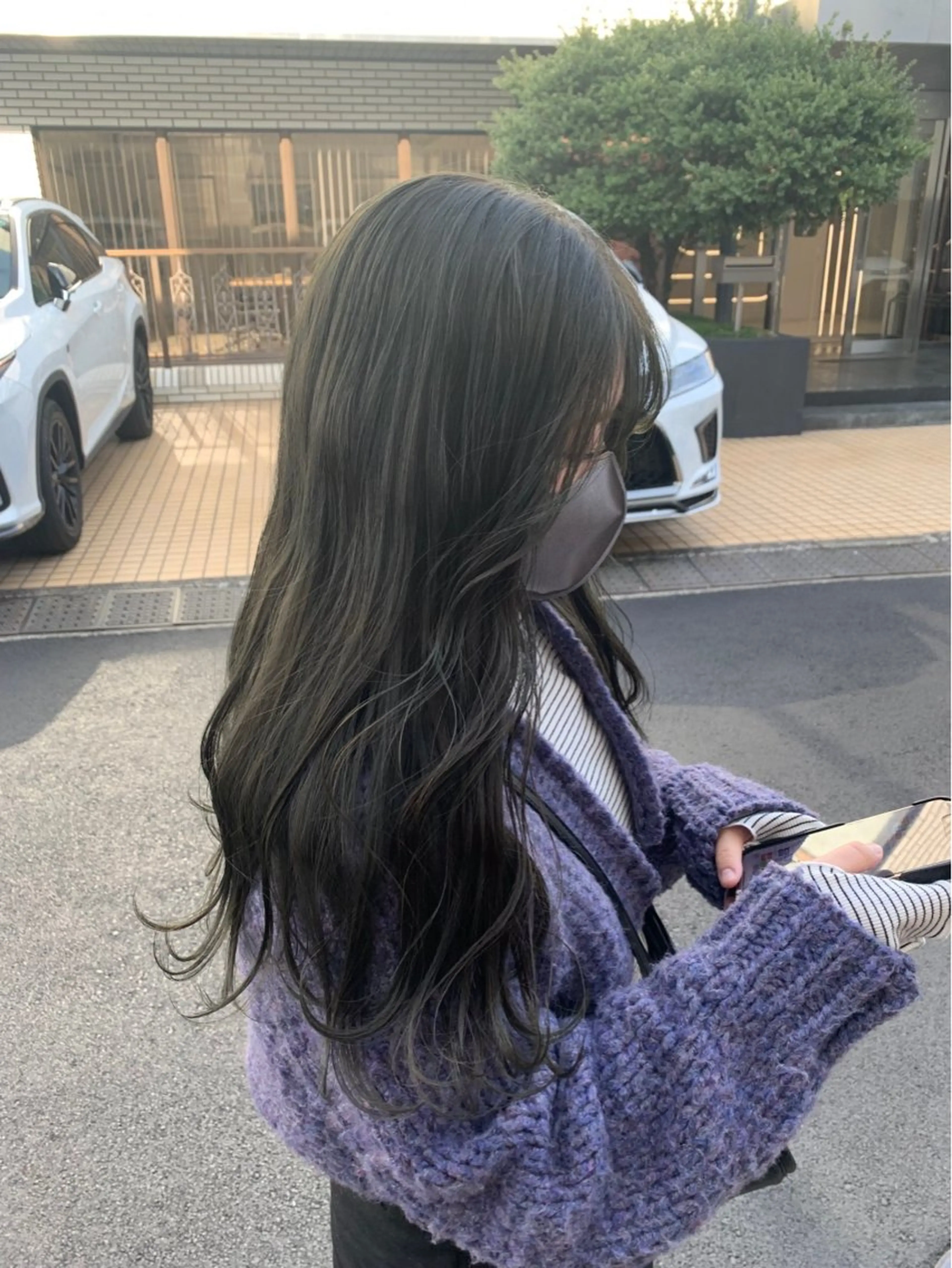 ロング カラー ヘアカラー 縮毛矯正/スパイラル パーマ/表参道のヘアスタイル