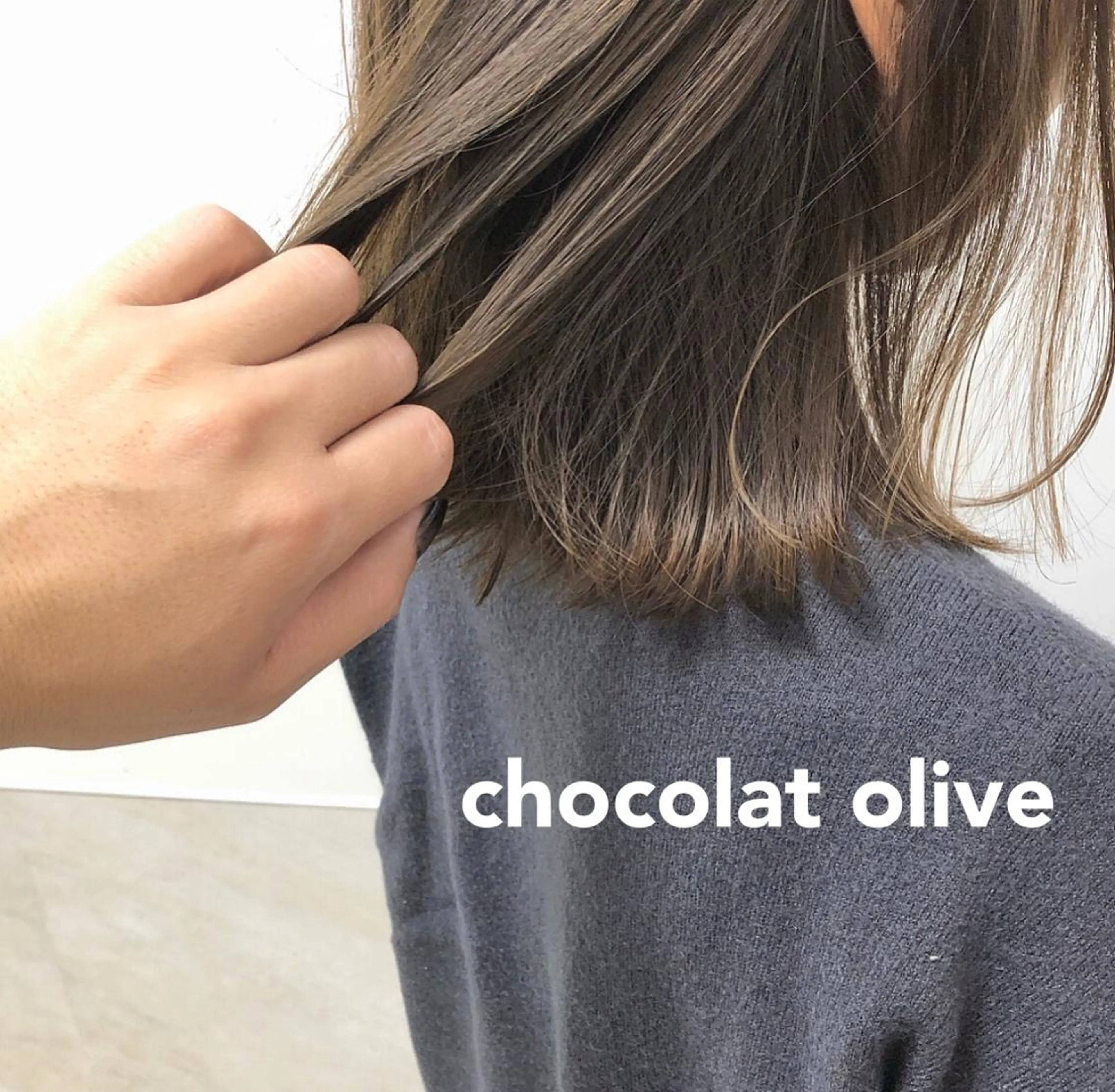 ミディアム カラー ブリーチ 透明感カラー ブリーチなしカラー autre所属・大久保 ひでなりのヘアスタイル