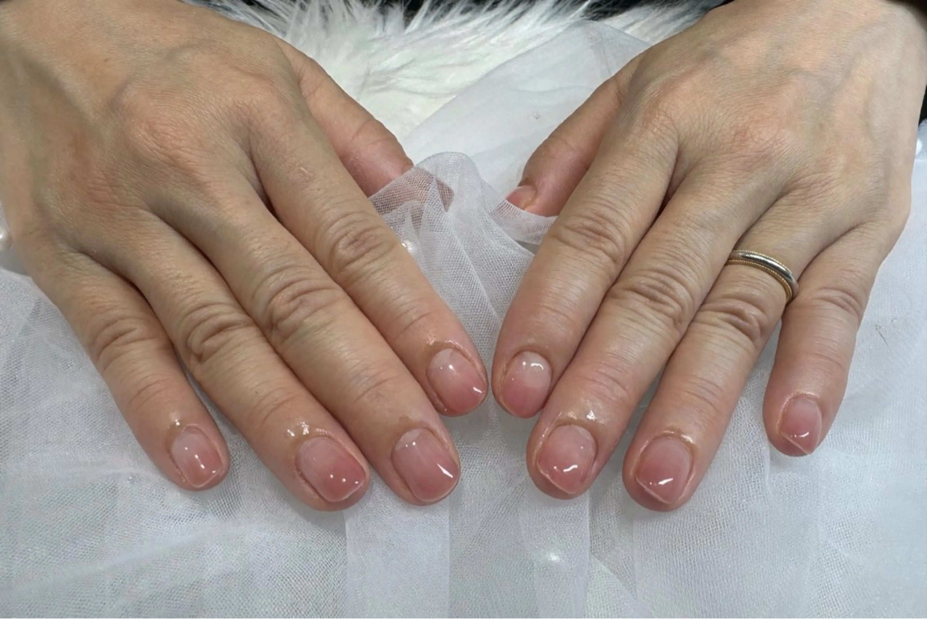 ネイル グラデーション ピンク 春ネイル Viel💅 〜yuki〜のネイルデザイン