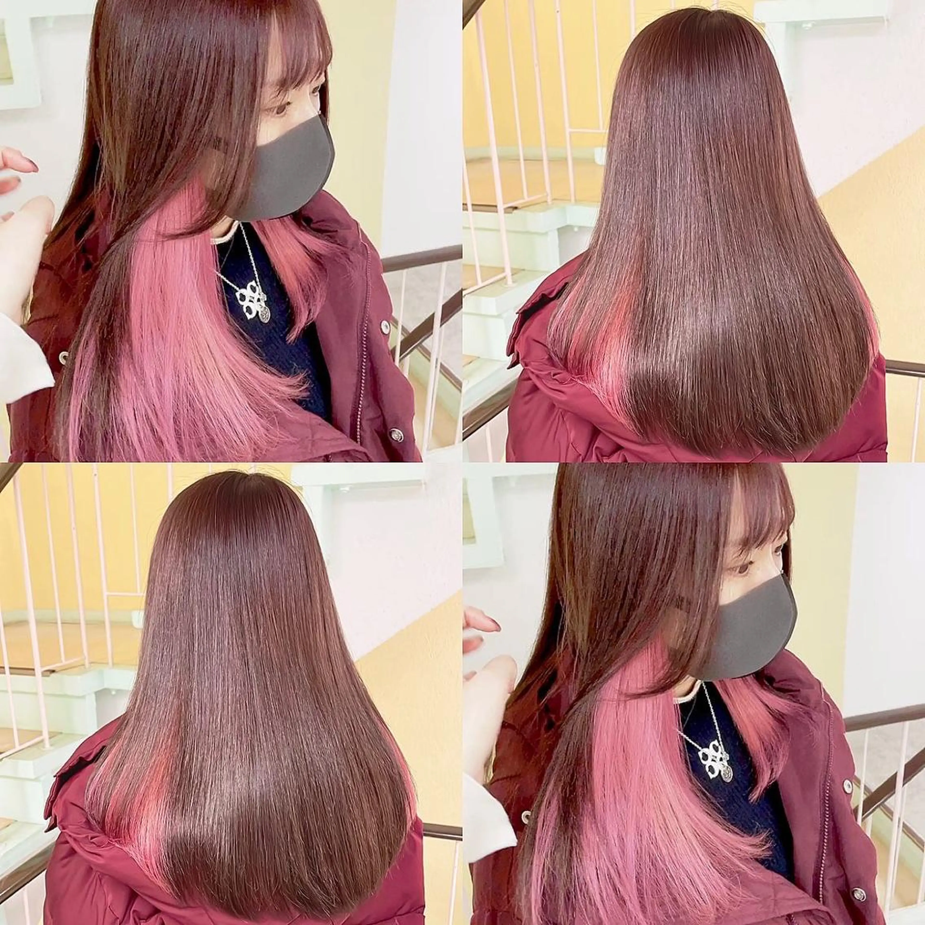 カラー ヘアカラー トリートメント 渋谷:インナーカラー ／🍒エリカ🍒のヘアスタイル