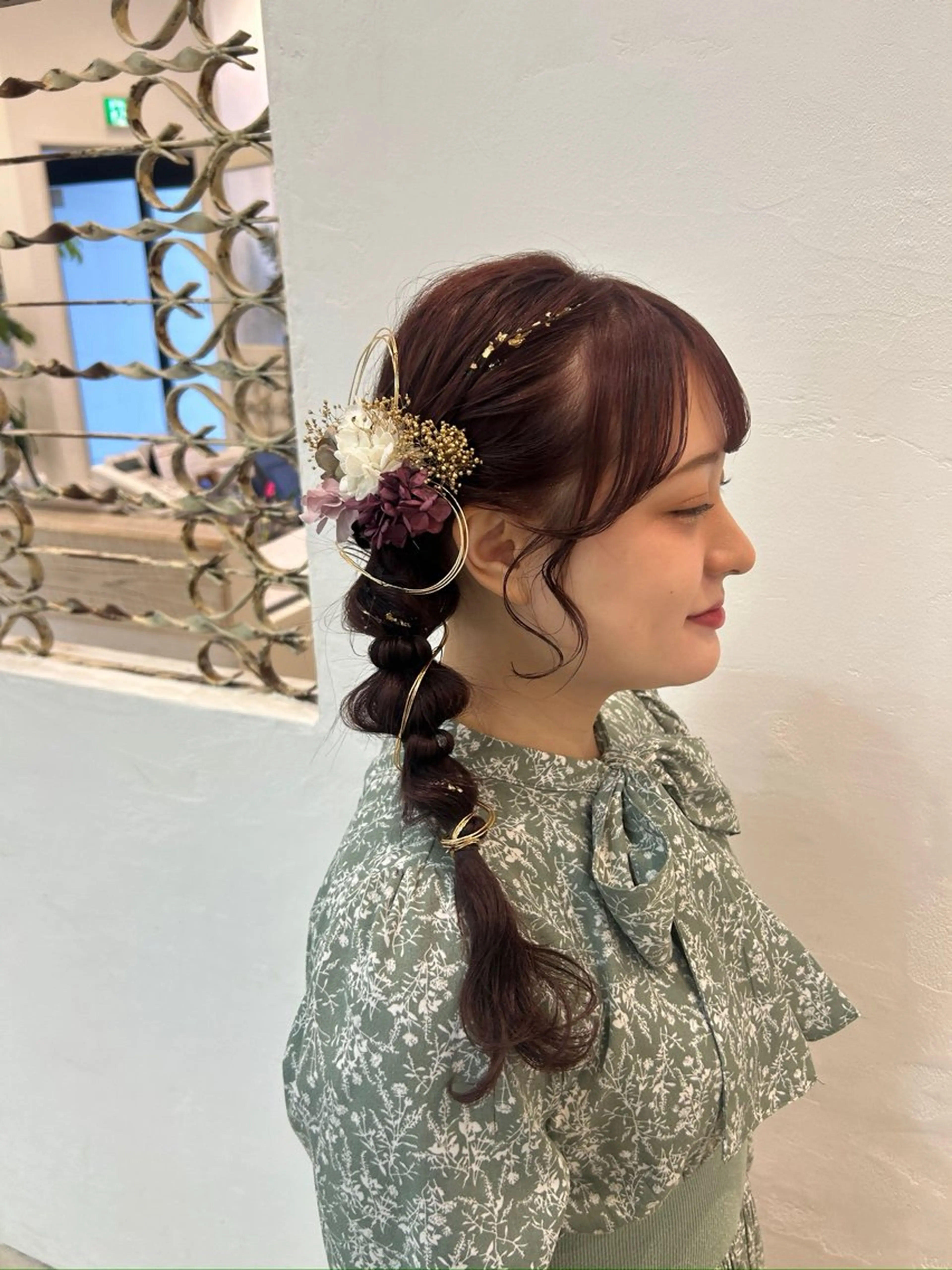 ヘアアレンジ 後藤 颯希のヘアスタイル