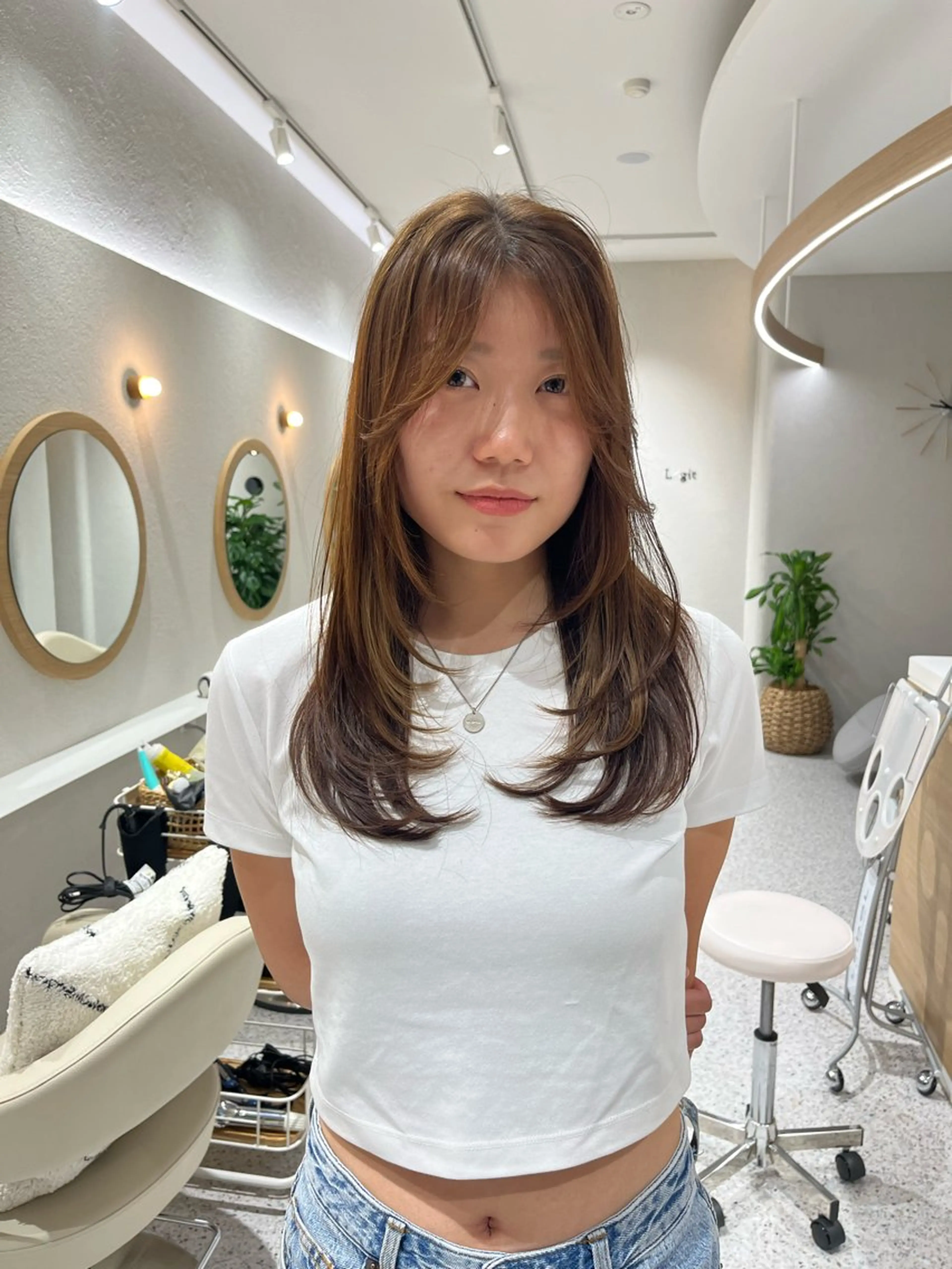 セミロング 海老名で可愛いを作る 🫧shuri🫧のヘアスタイル