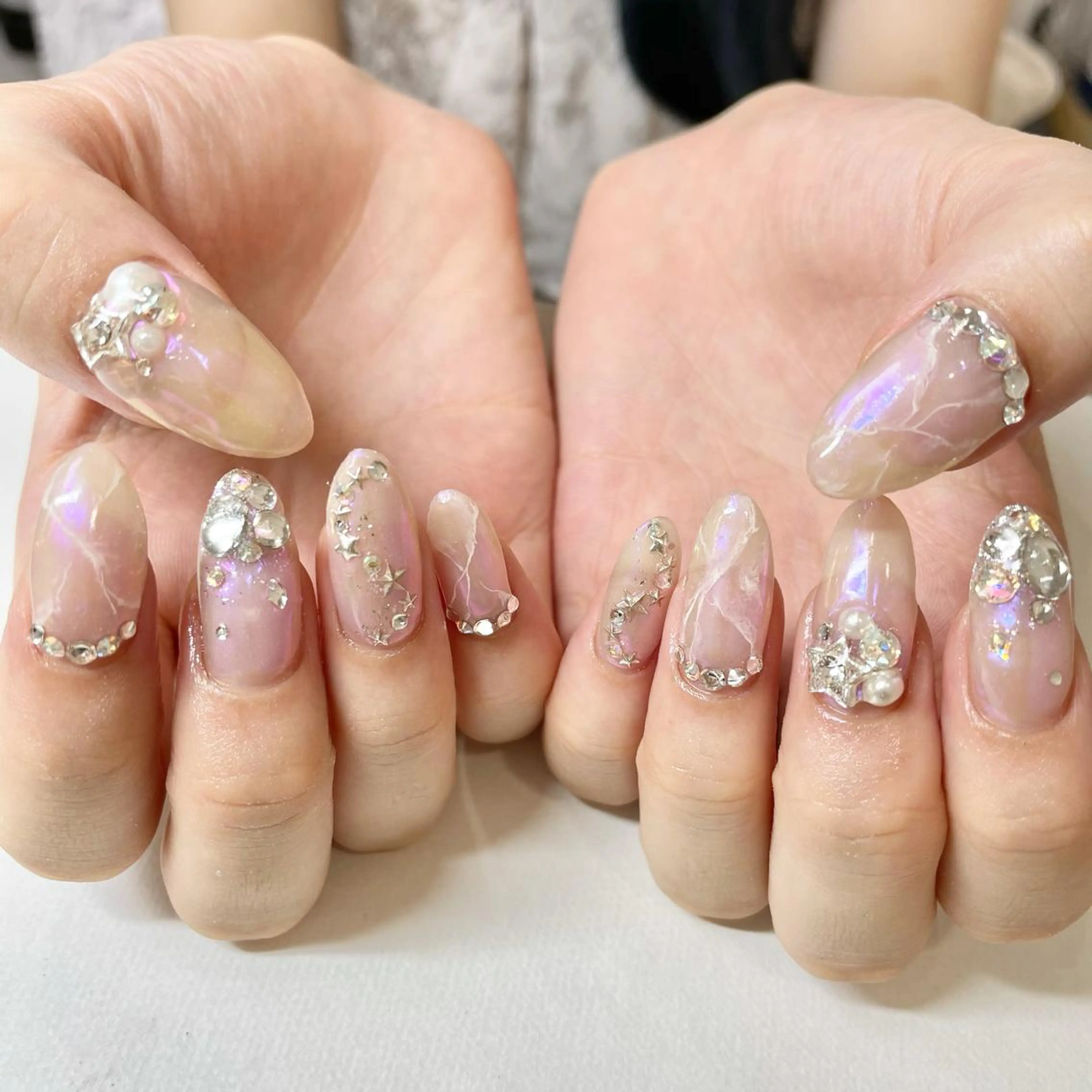 ネイル オーロラネイル 🎀AYAKO 🎀中韓ネイルのネイルデザイン