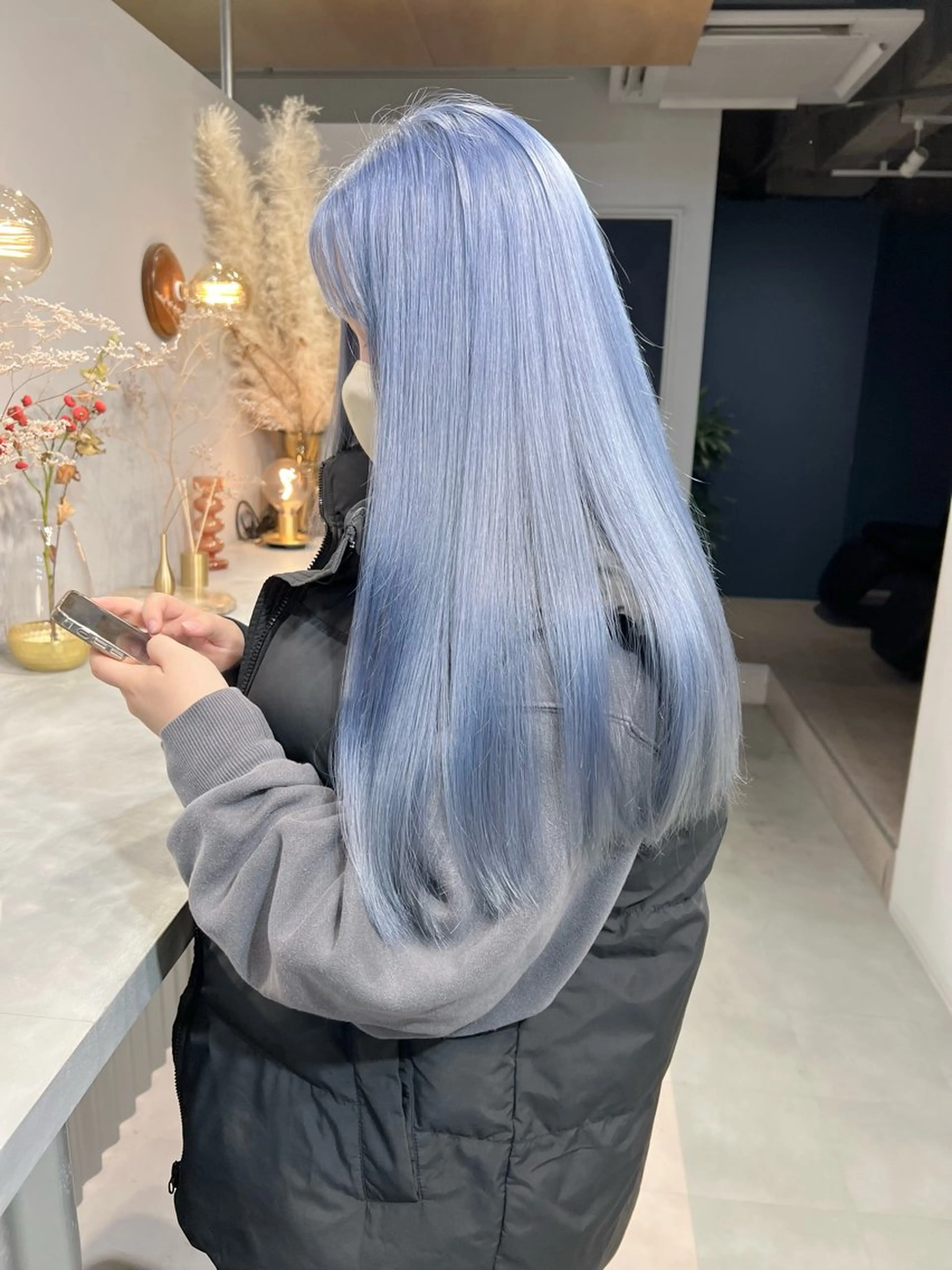 💎【艶ハイトーン】💎ケアブリーチ2回➕高級ケアカラー➕トリートメントの写真