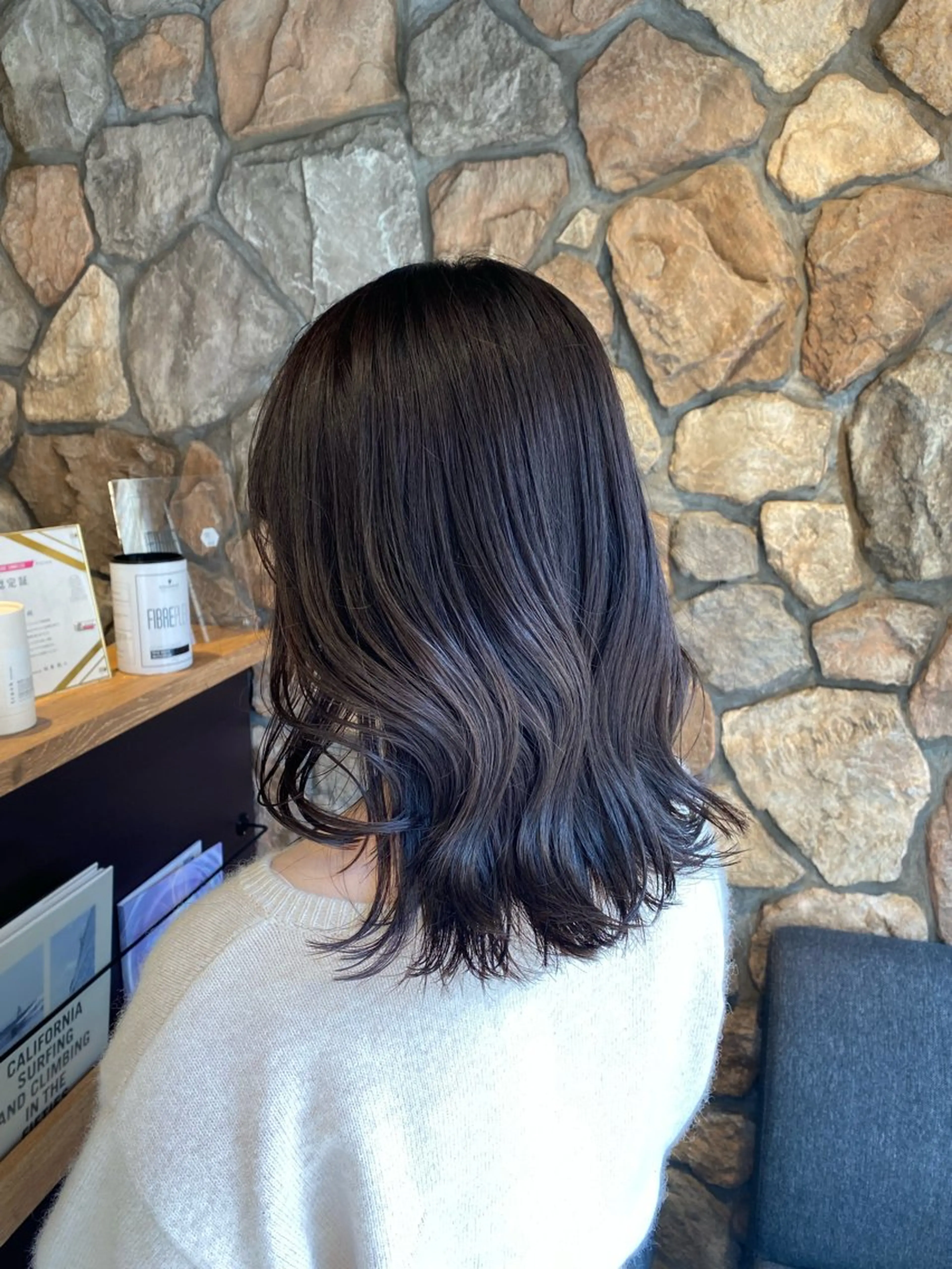 ミディアム ヘアカラー トリートメント 小玉 唯依のヘアスタイル