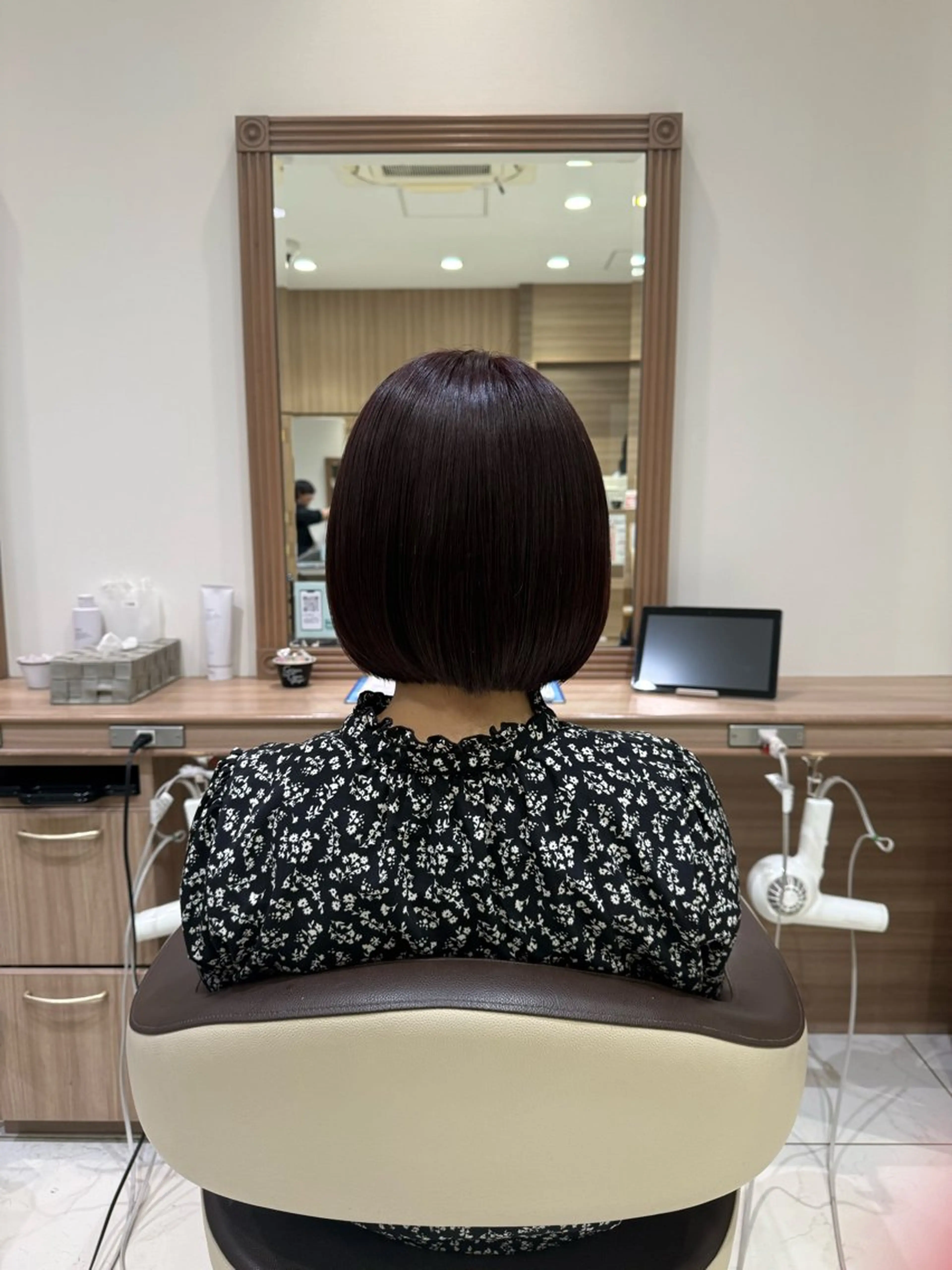 ミディアム カラー 山内 星愛🫧のヘアスタイル