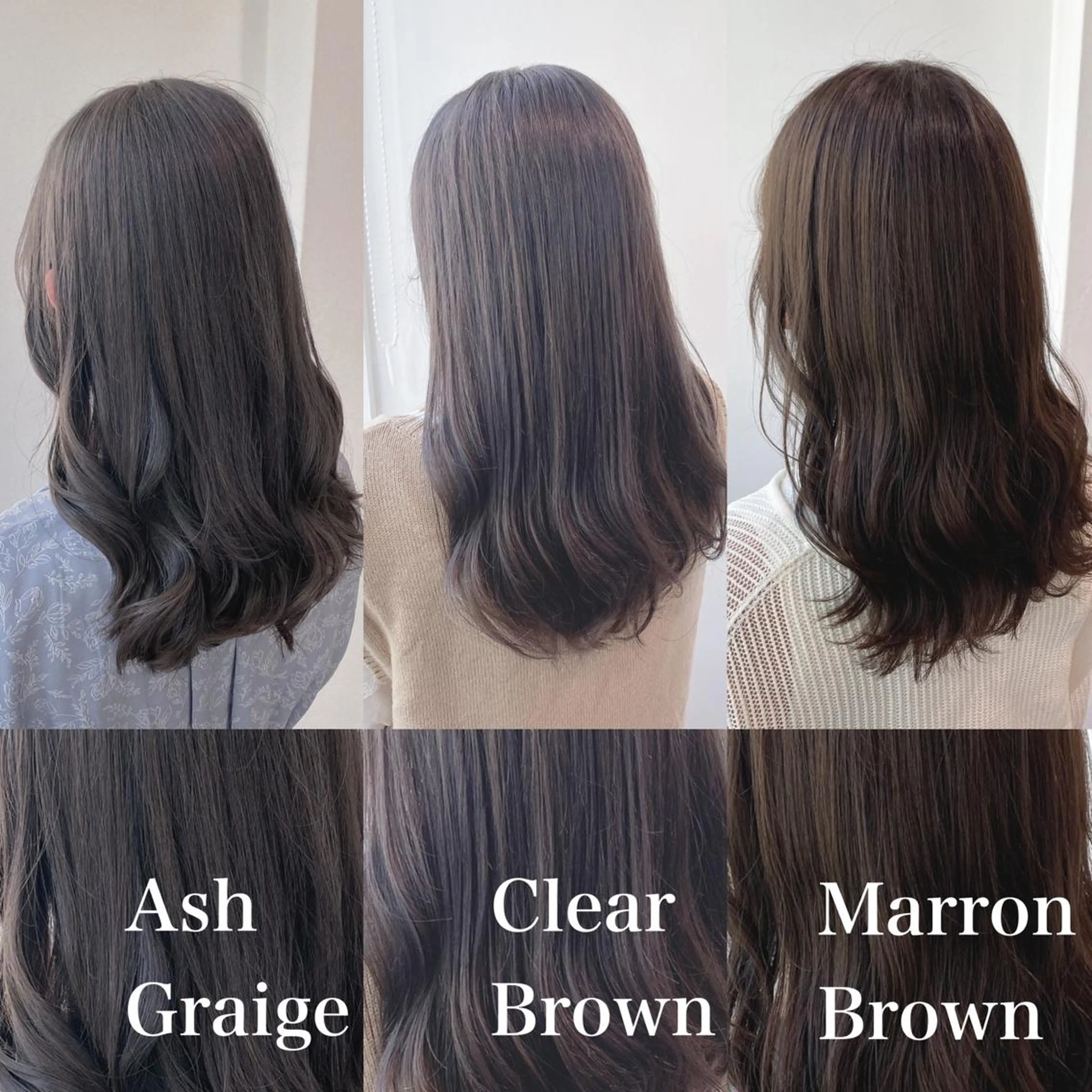 ロング カラー 暗髪🩶ラベンダー/ ブルー/ユウナ🤍のヘアスタイル