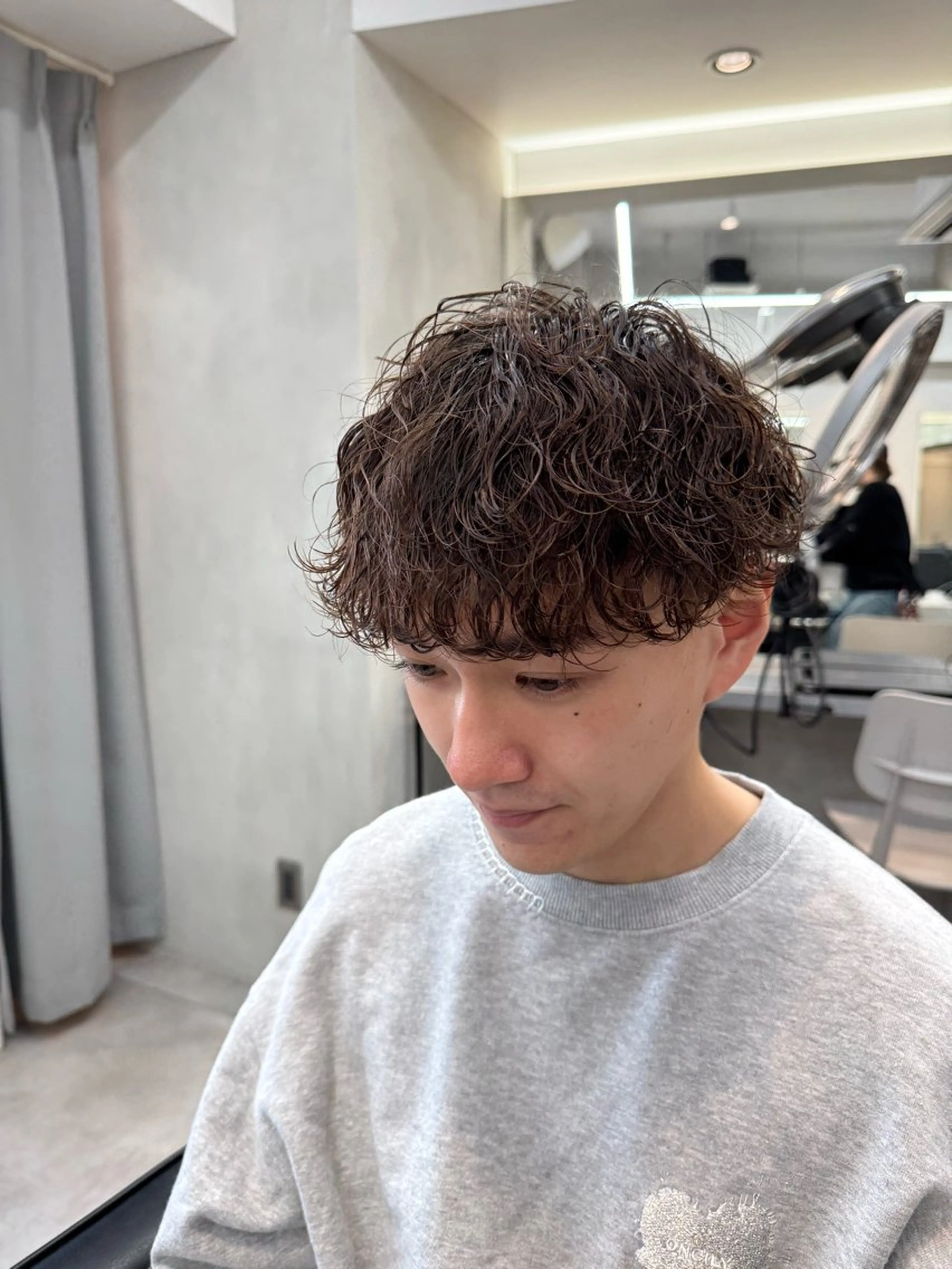 パーマ メンズ メンズパーマ 波巻きパーマ カット パーマ 大宮メンズ特化/パー マ職人/小川藍人のヘアスタイル