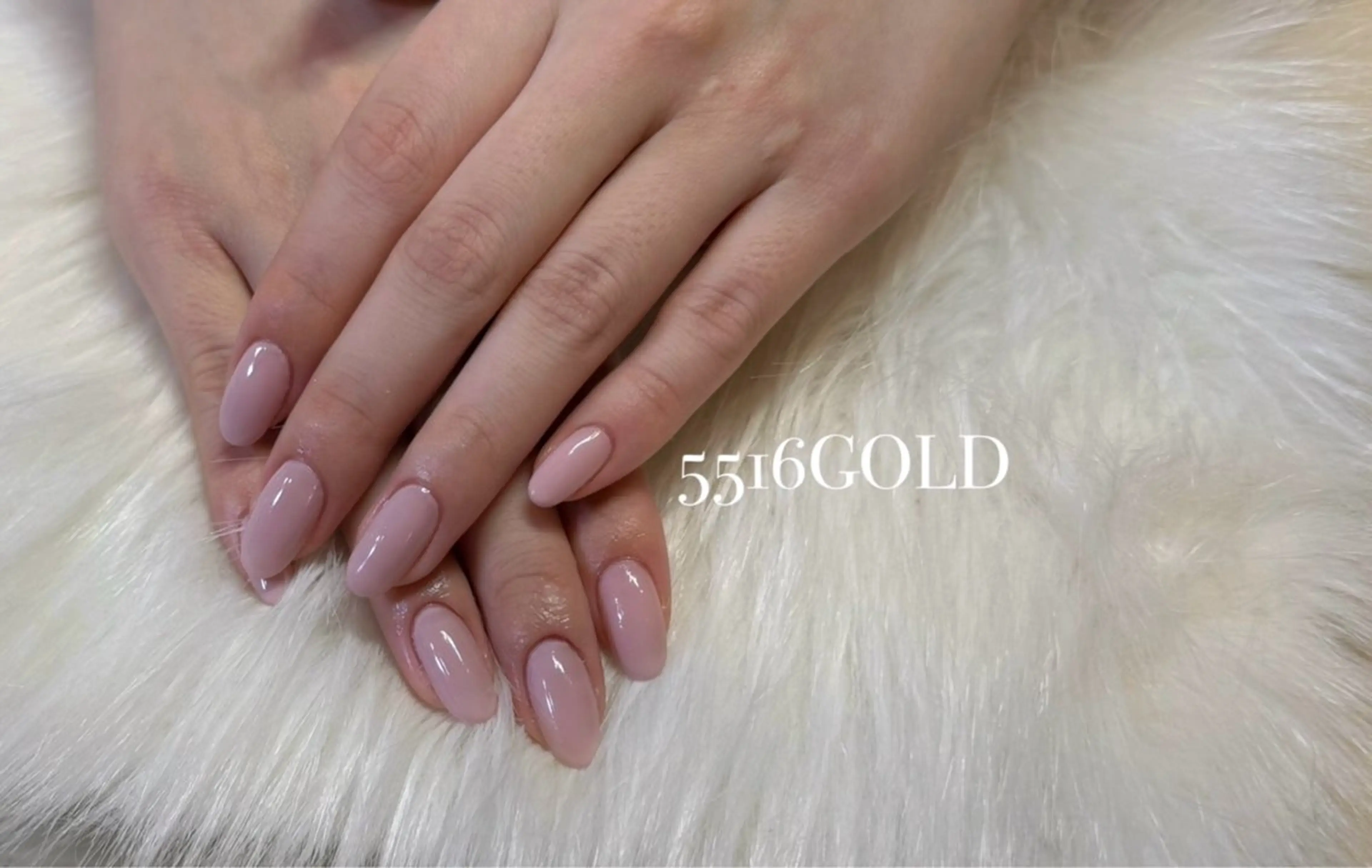 ネイル ワンカラーネイル ピンク 💎5516 MACHIKOのネイルデザイン