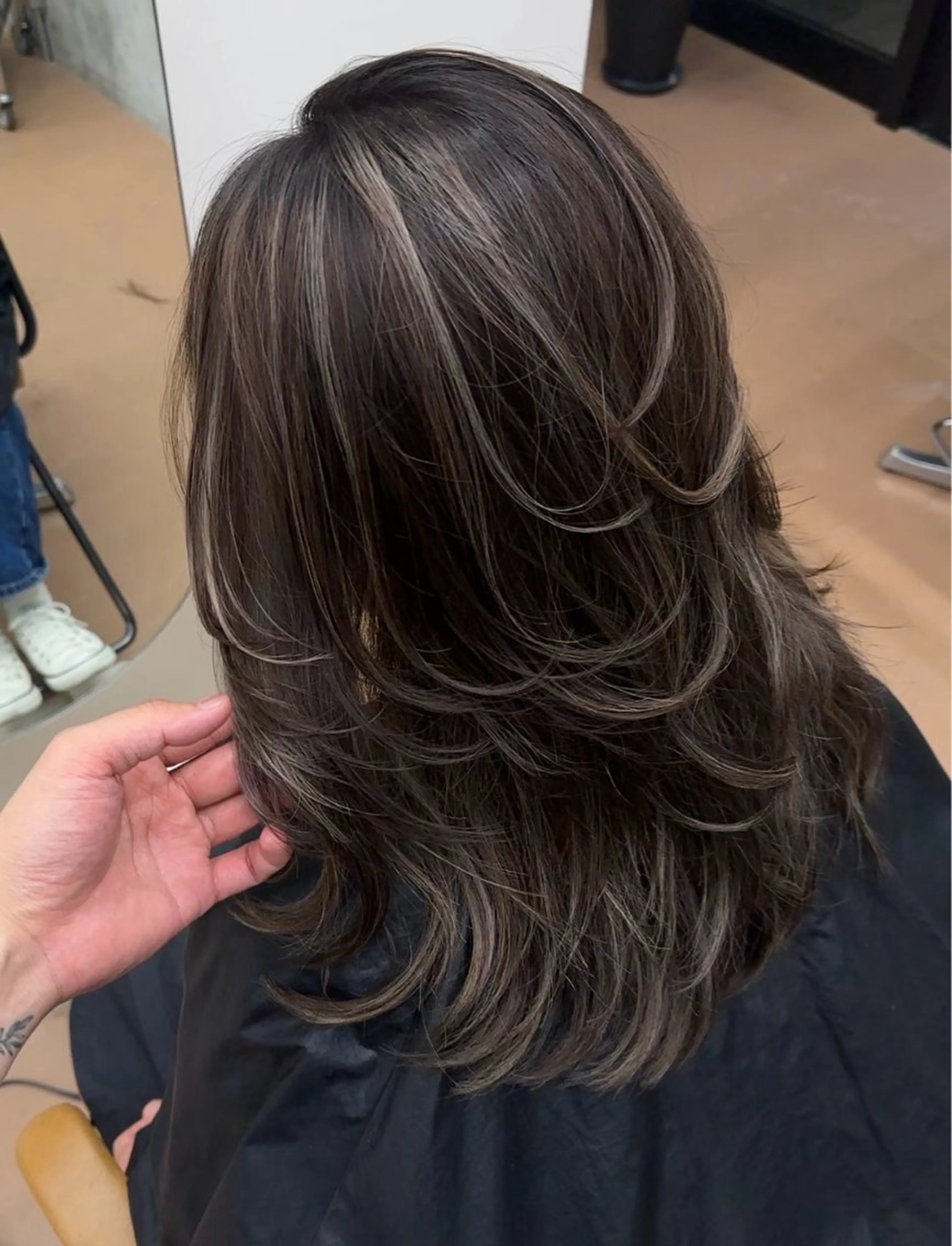 ロング カット ヘアカラー トリートメント NU/EN所属・海外ヘア/美髪矯正 海外レイヤー/ヒラキのヘアスタイル