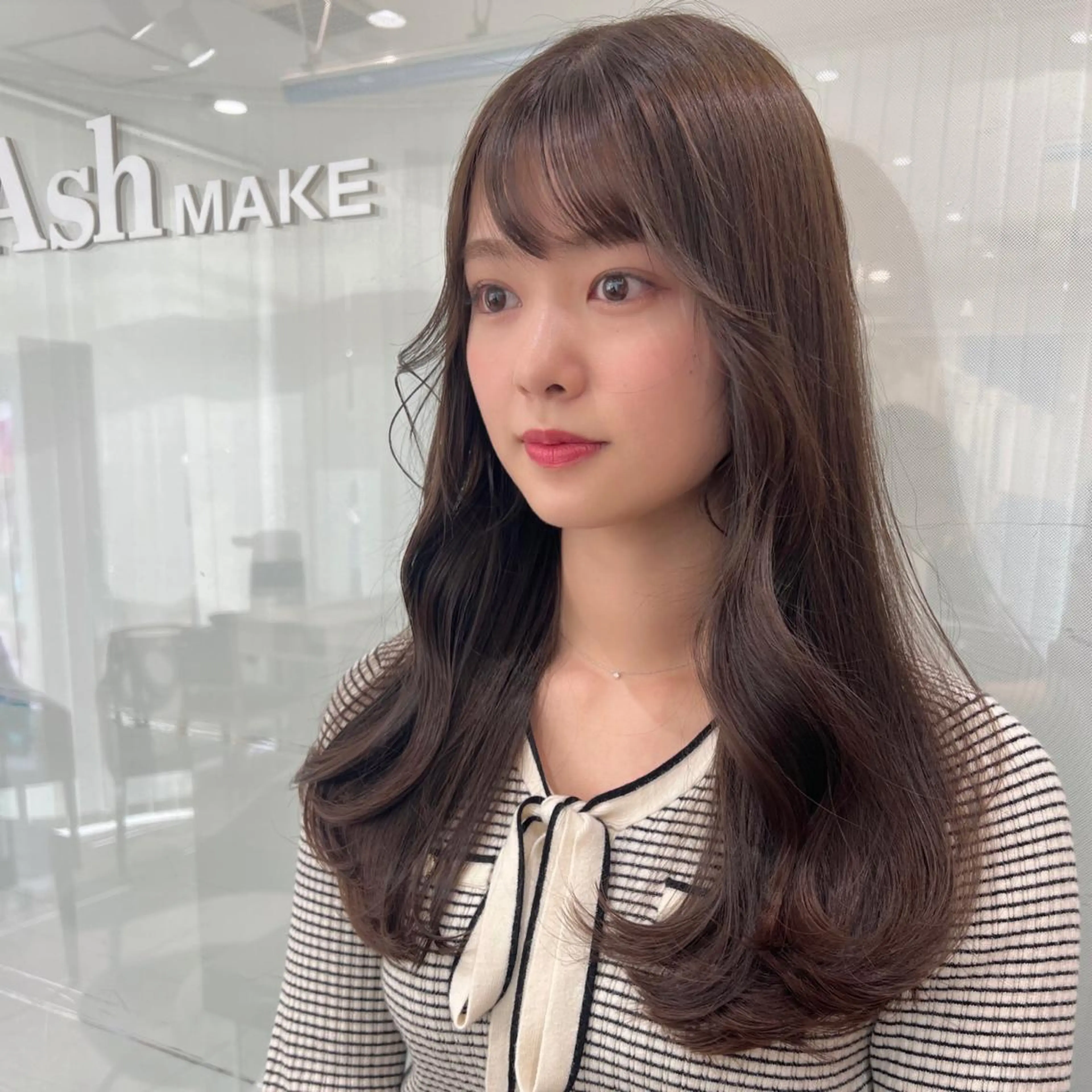 ロング カラー ヘアカラー 顔周り🇰🇷韓国 レイヤー/いづみ💞のヘアスタイル