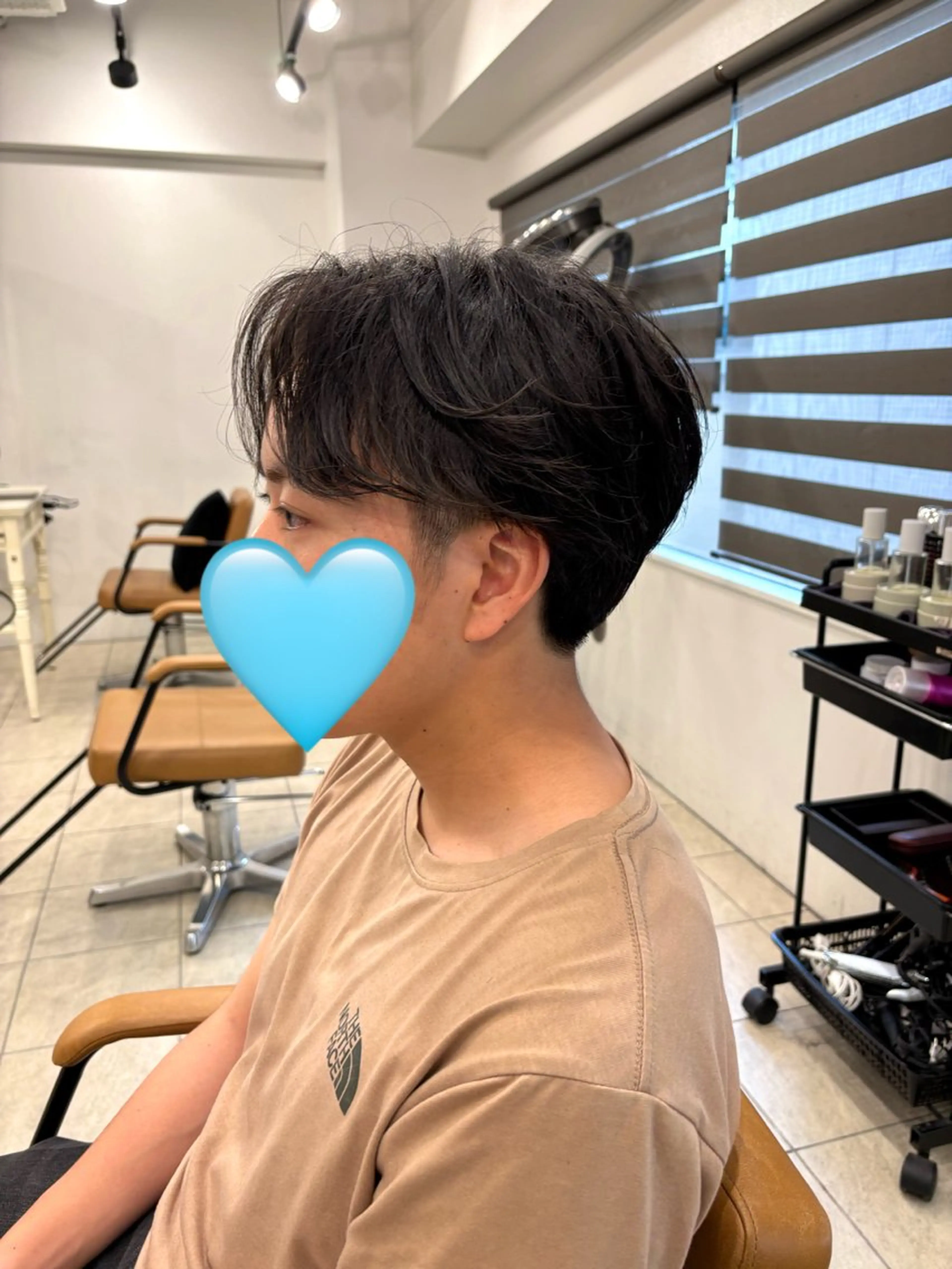 メンズ カット ハイライトカラー/ ハイトーン🍀白石のヘアスタイル