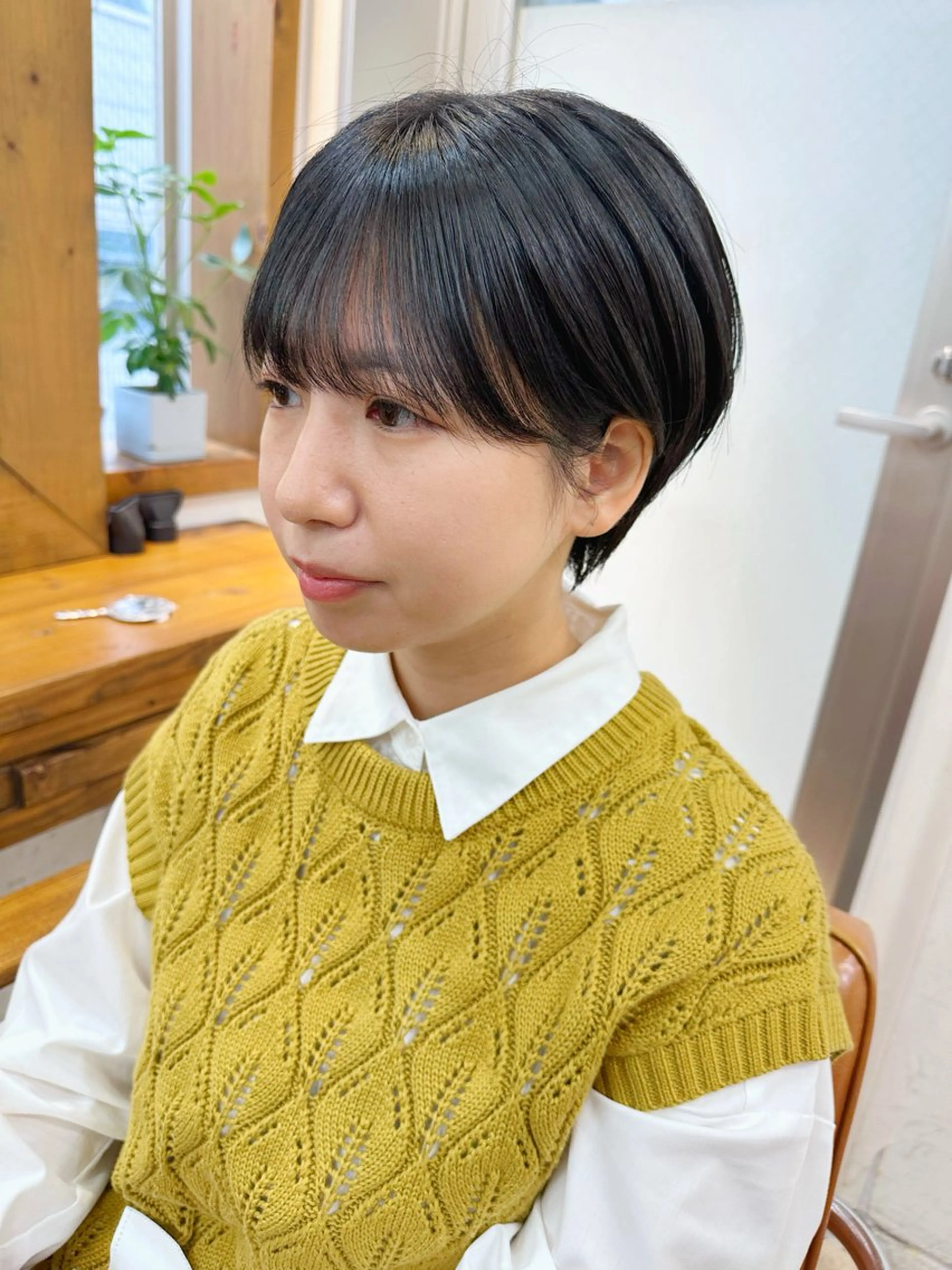 ショート ショートボブ ハンサムショート ボブ くせ毛 ショートヘア カット newline銀座所属・銀座ショート/ 大人ショート/金子涼のヘアスタイル