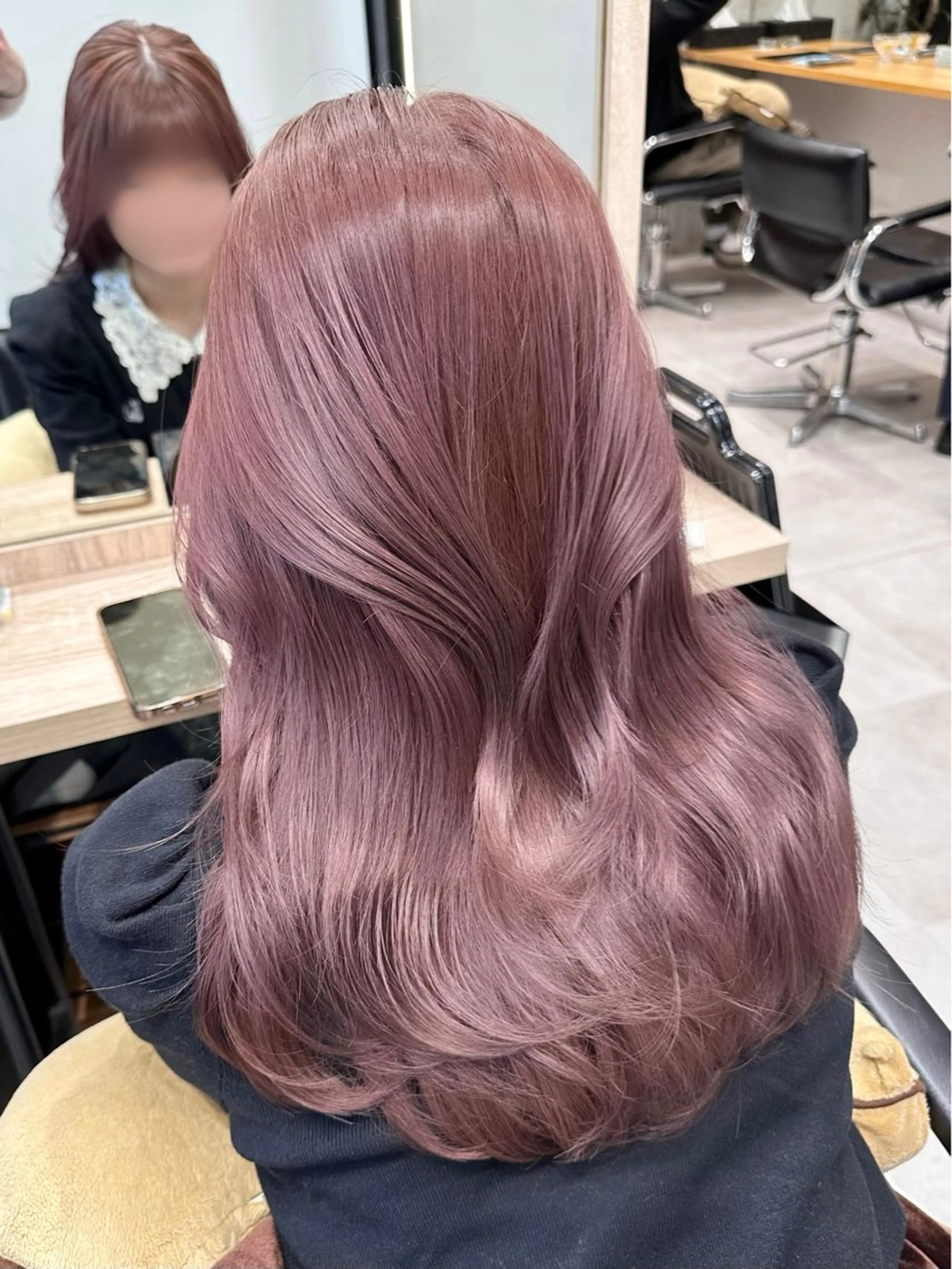 セミロング カット ヘアカラー トリートメント ✨透明感カラー 恵比寿HAYATO✨のヘアスタイル