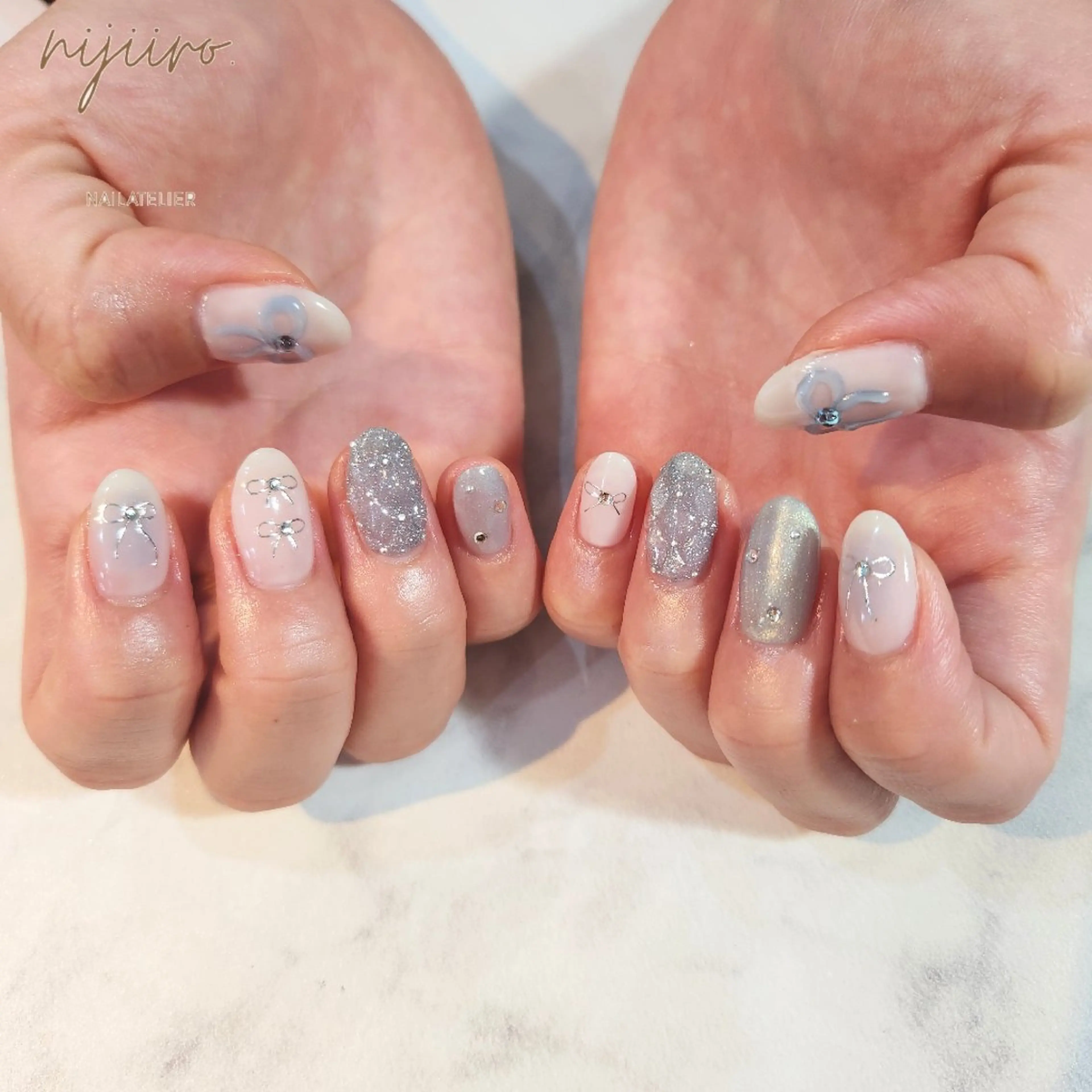 ネイル ハンドネイル nailatelier nijiiro.所属・nijiiro🌈 サトウのネイルデザイン