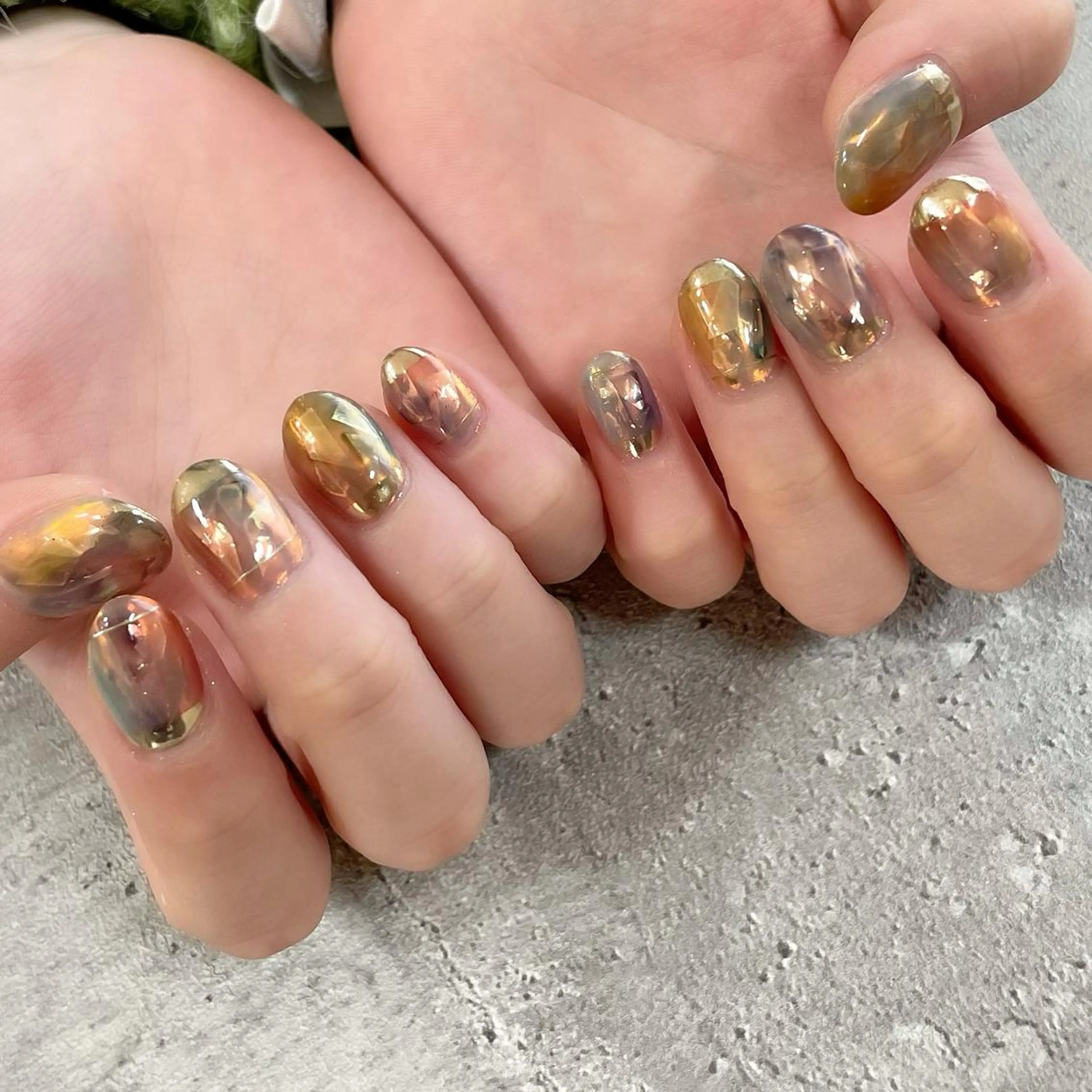 ネイル ジェルネイル 東 千夏のネイルデザイン