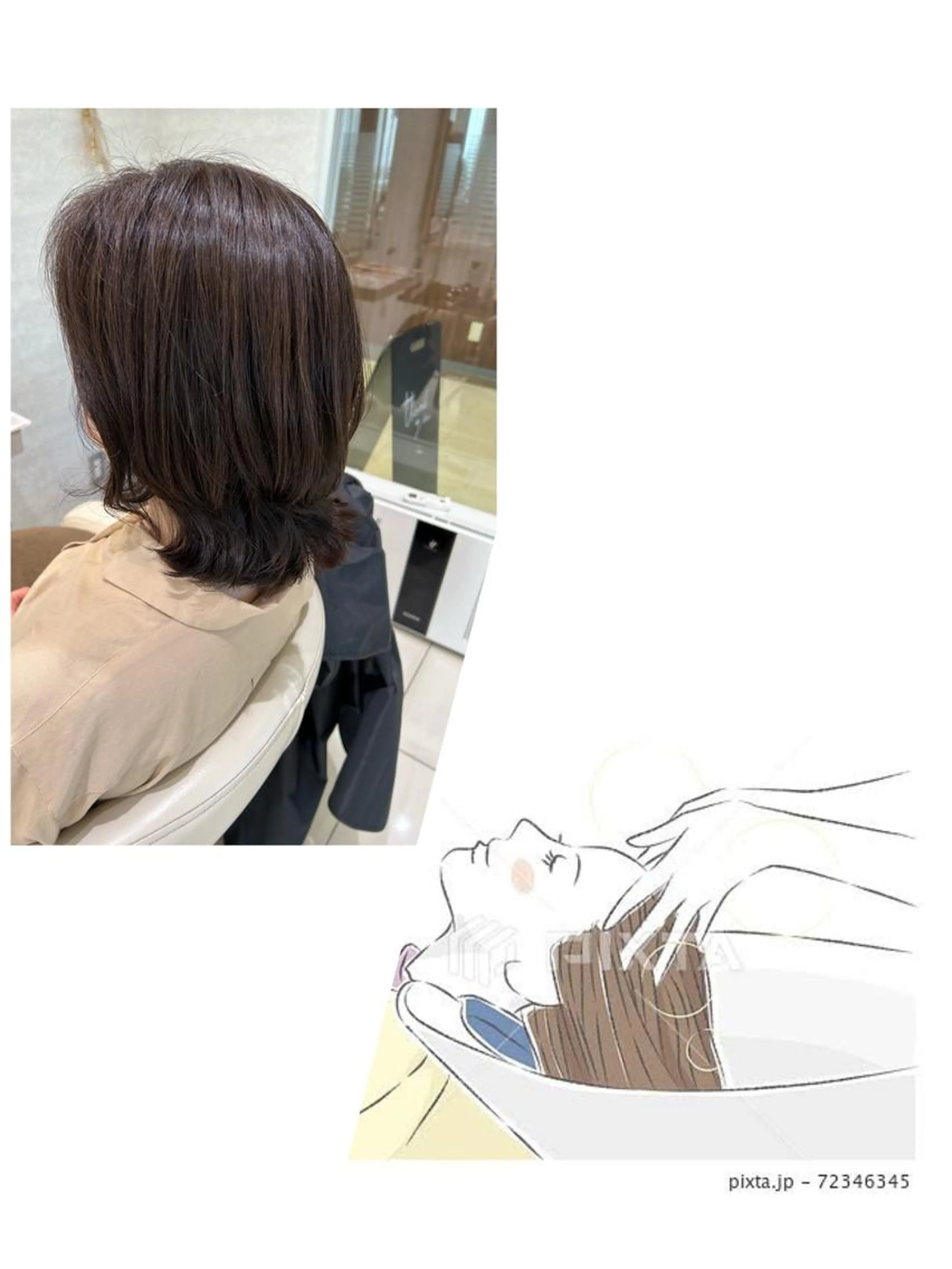 自分のご褒美に　　　　　　　　　　　　　　　　　　　カット➕ヘッドスパ10分➕トリートメントどうですか？？の写真