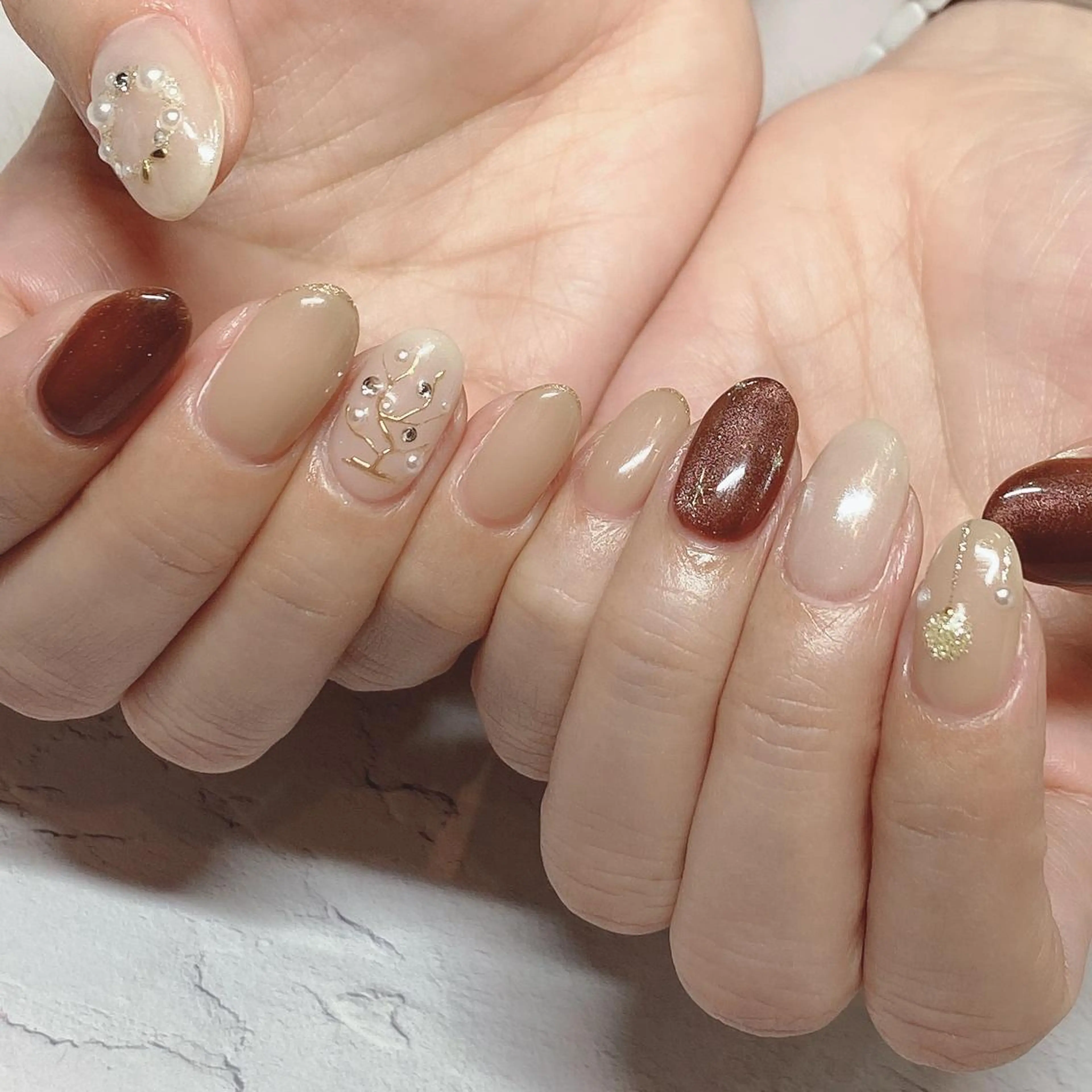 ネイル ハンドネイル Sympa:) YURIKAのネイルデザイン