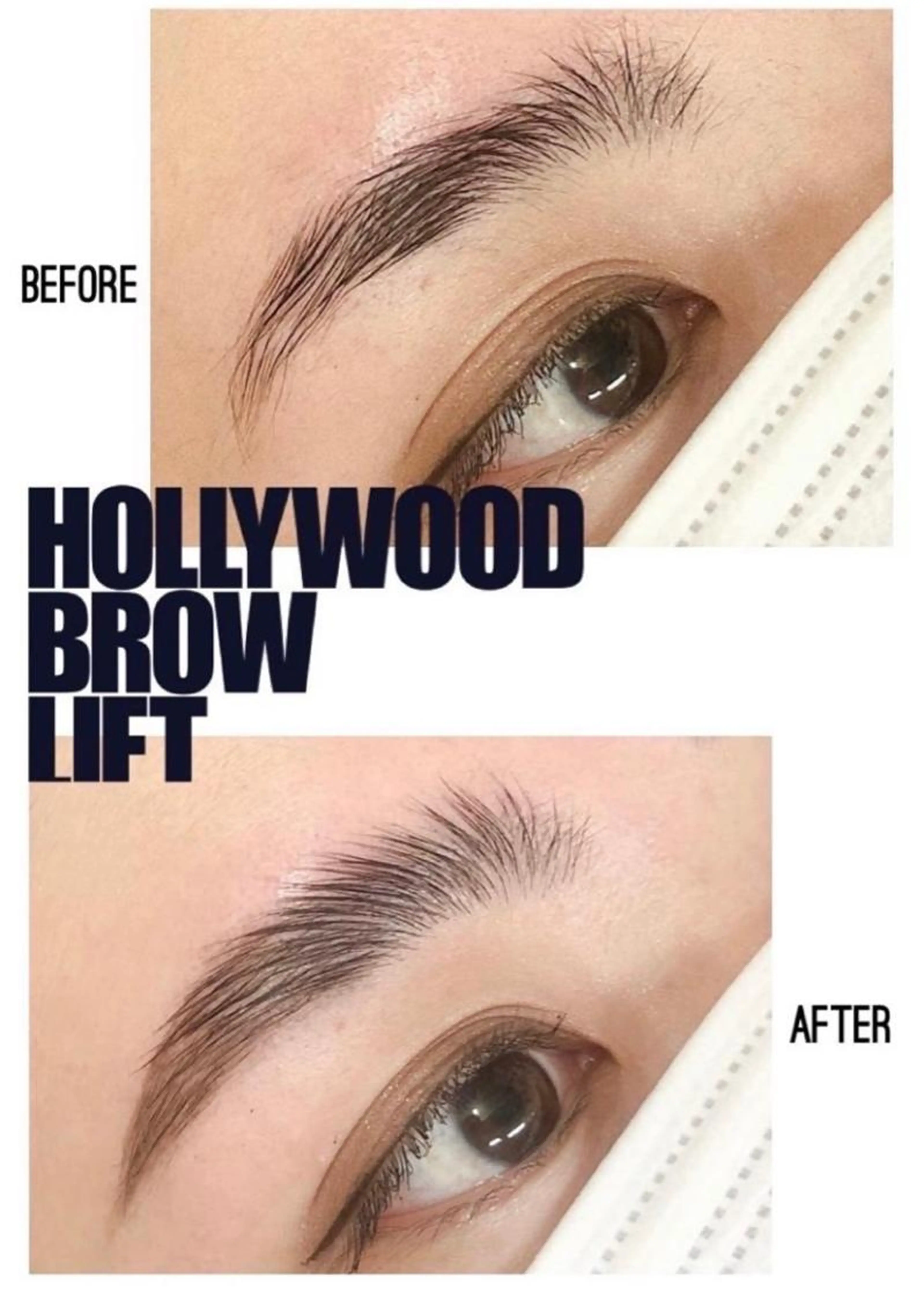 【3回目以降の方🍃】🪶最先端眉パーマハリウッドブロウリフト🪶(WAX脱毛込♡)(メンズさん大歓迎)の写真