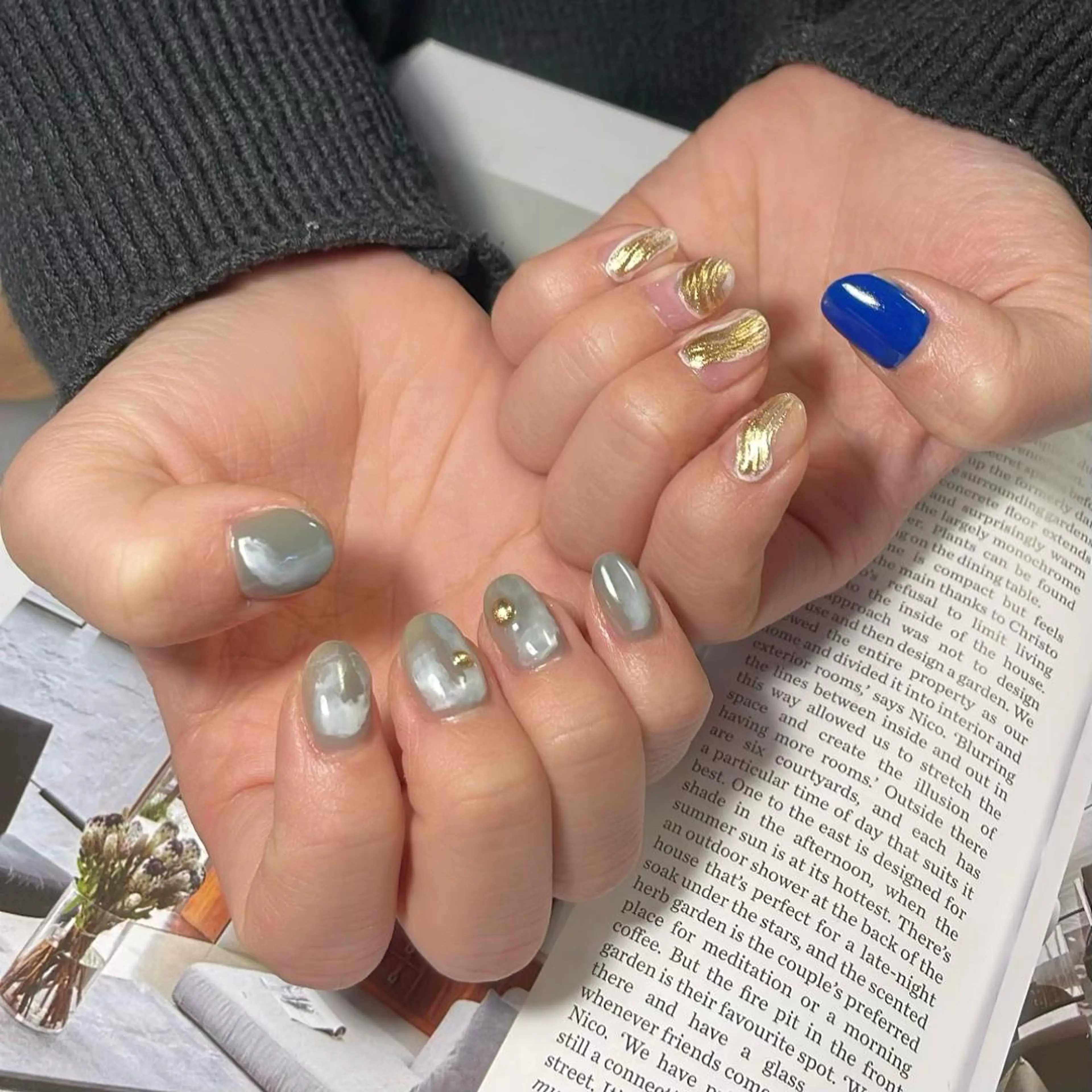 ネイル ニュアンスネイル Lofinails ちひろのネイルデザイン