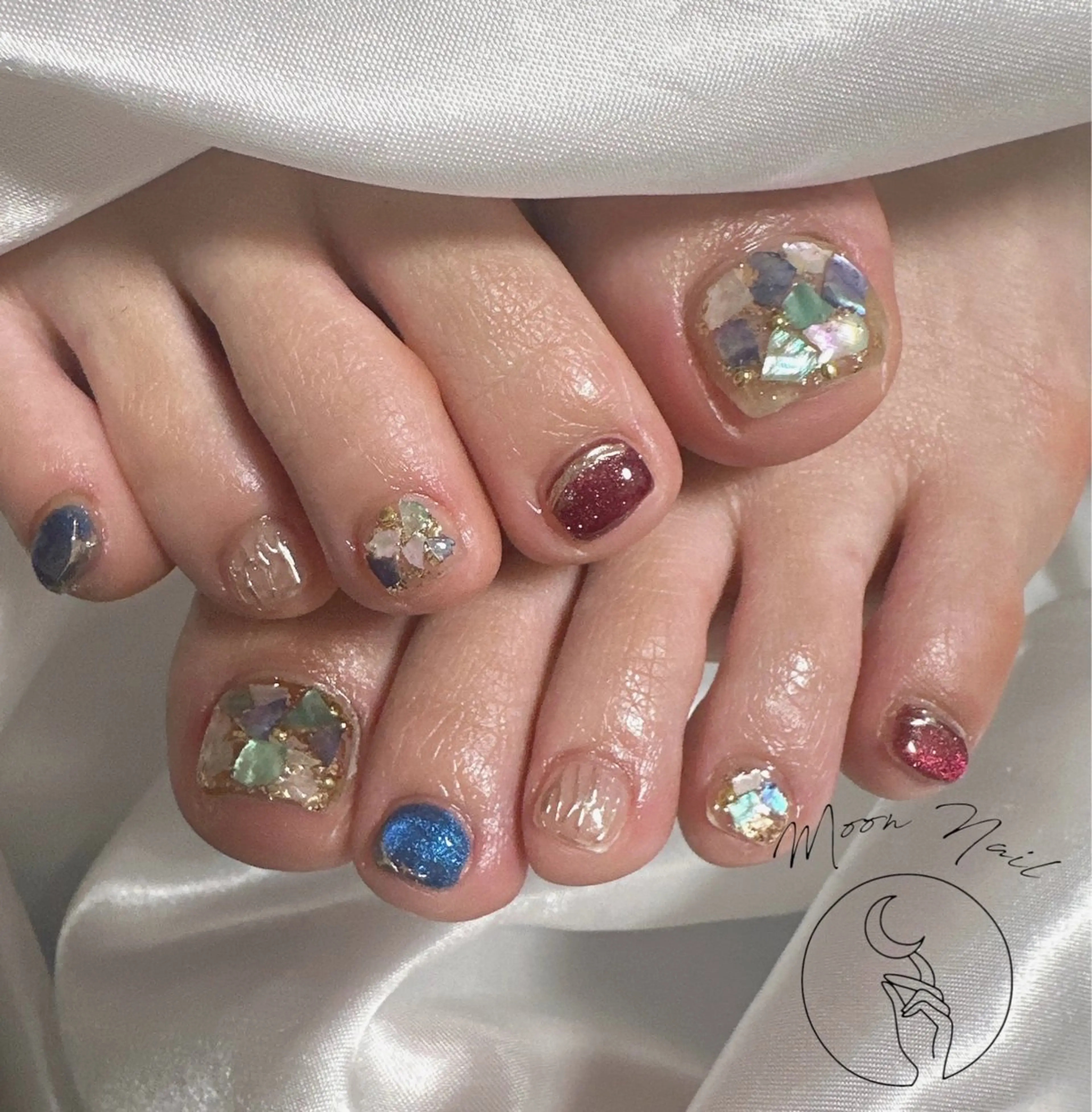 ネイル フットネイル Moon  Nail /栄　大須のネイルデザイン
