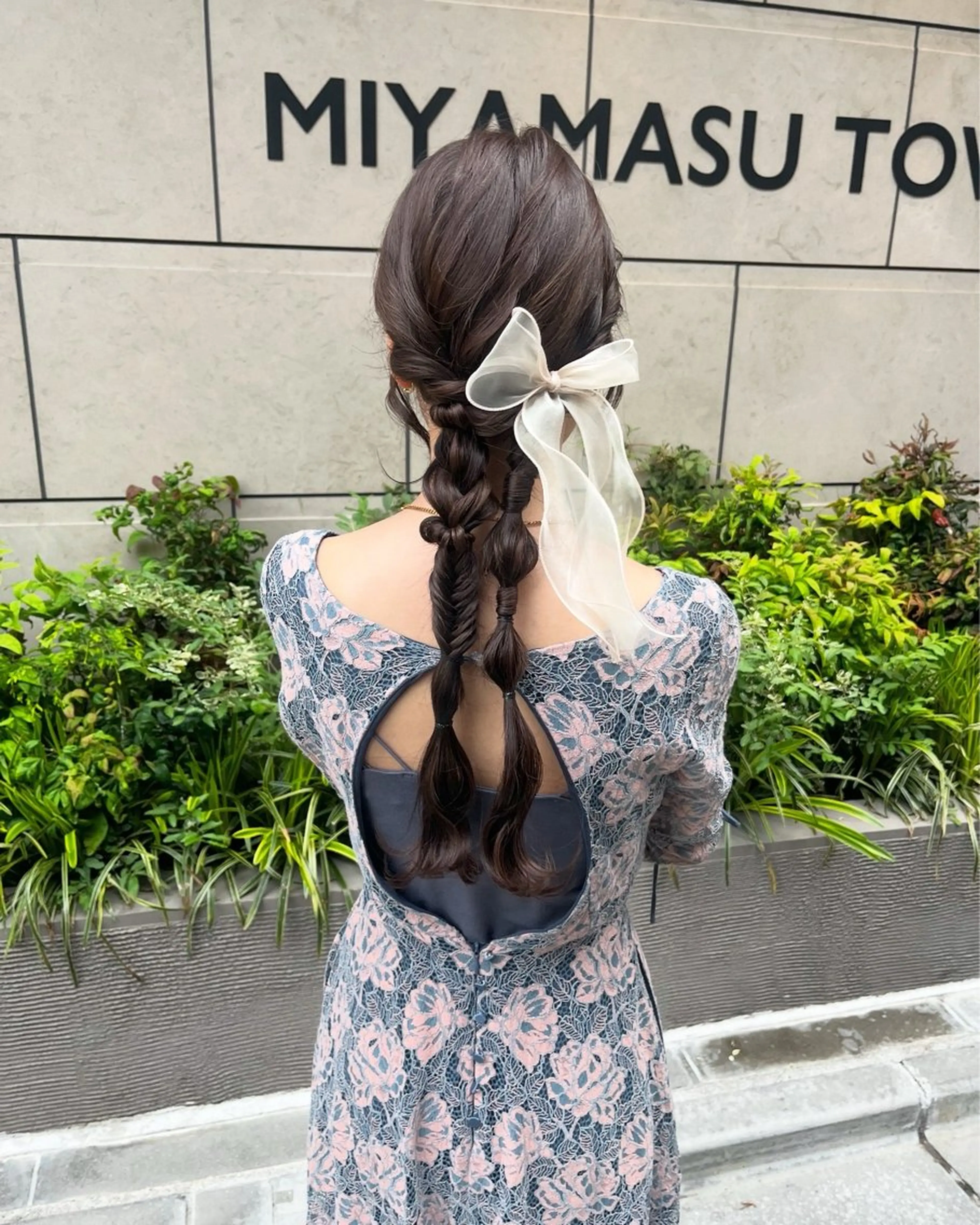 ロング ヘアアレンジ 結婚式・ブライダル ヘアセット ⭐️ アユミ⭐️のヘアスタイル