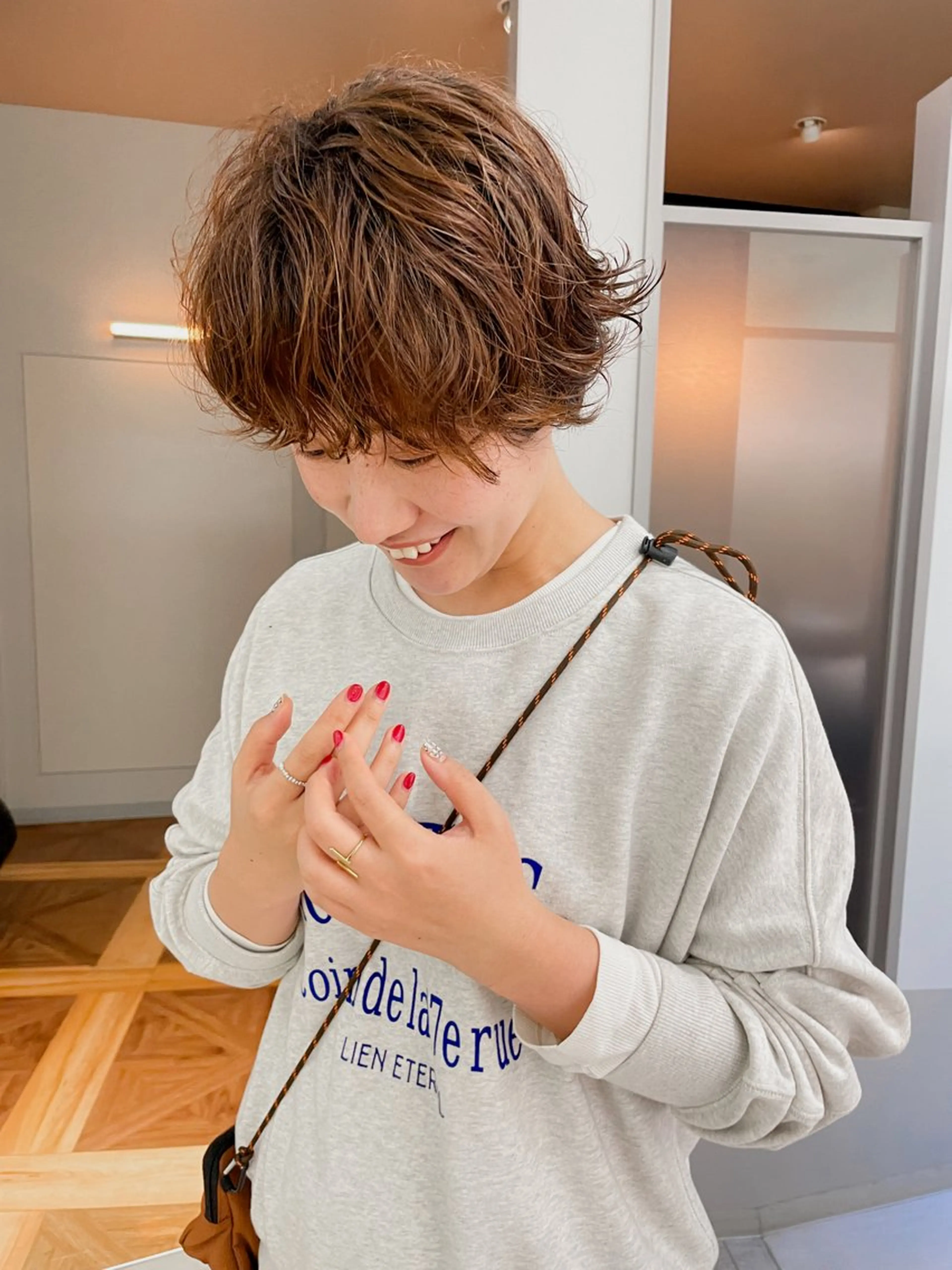 ショート パーマ gotoday天神所属・緒方リエ ☆ボブ・ショートのヘアスタイル