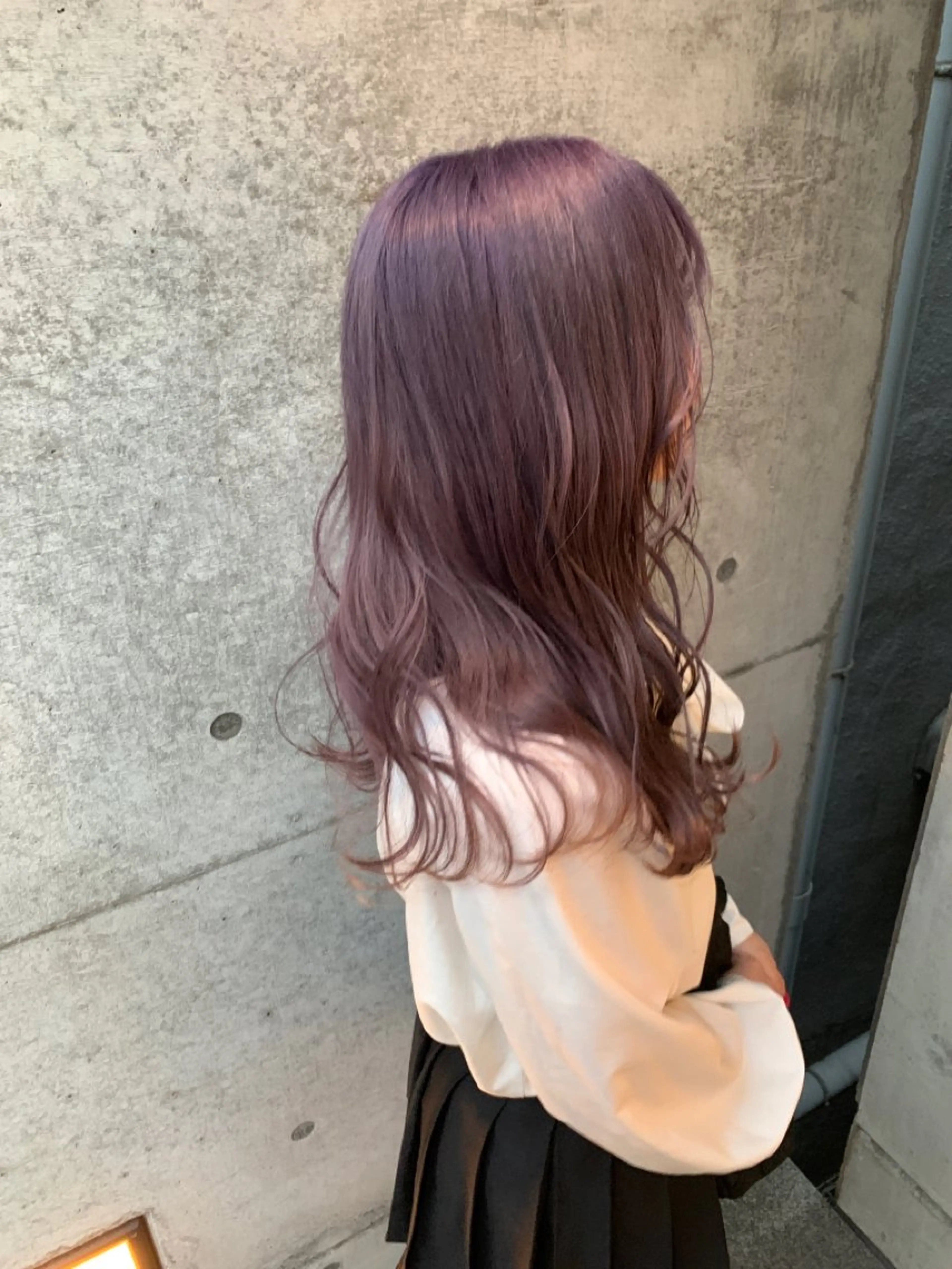 ロング カラー ヘアアレンジ キッズ ショートボブ バレイヤージュ ブリーチ ケアブリーチ 透明感カラー ミルクティーベージュ 🍀【ヒロム】🍀のヘアスタイル